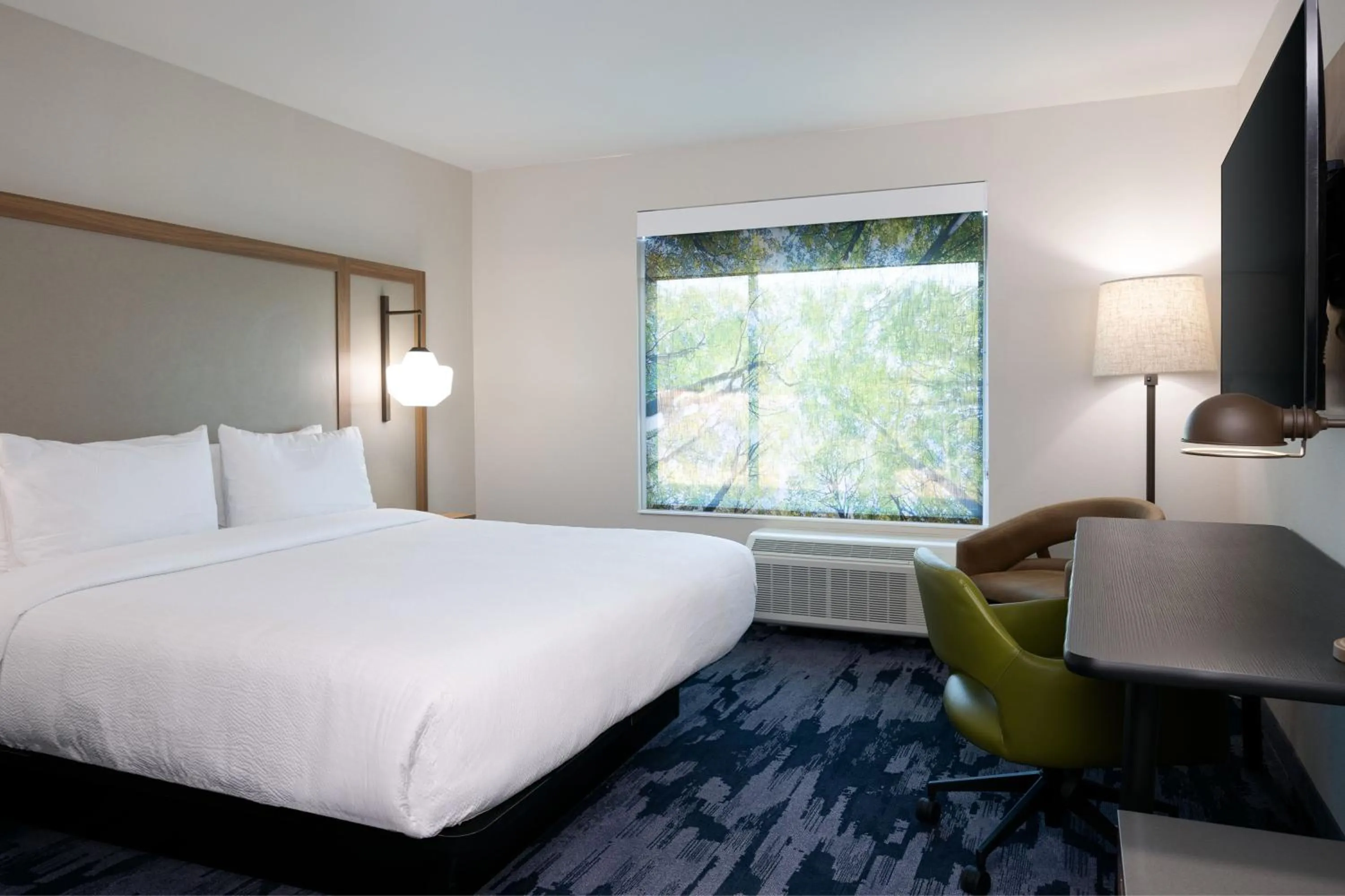 Bedroom, Bed in Fairfield by Marriott Inn & Suites Canton Riverstone Parkway