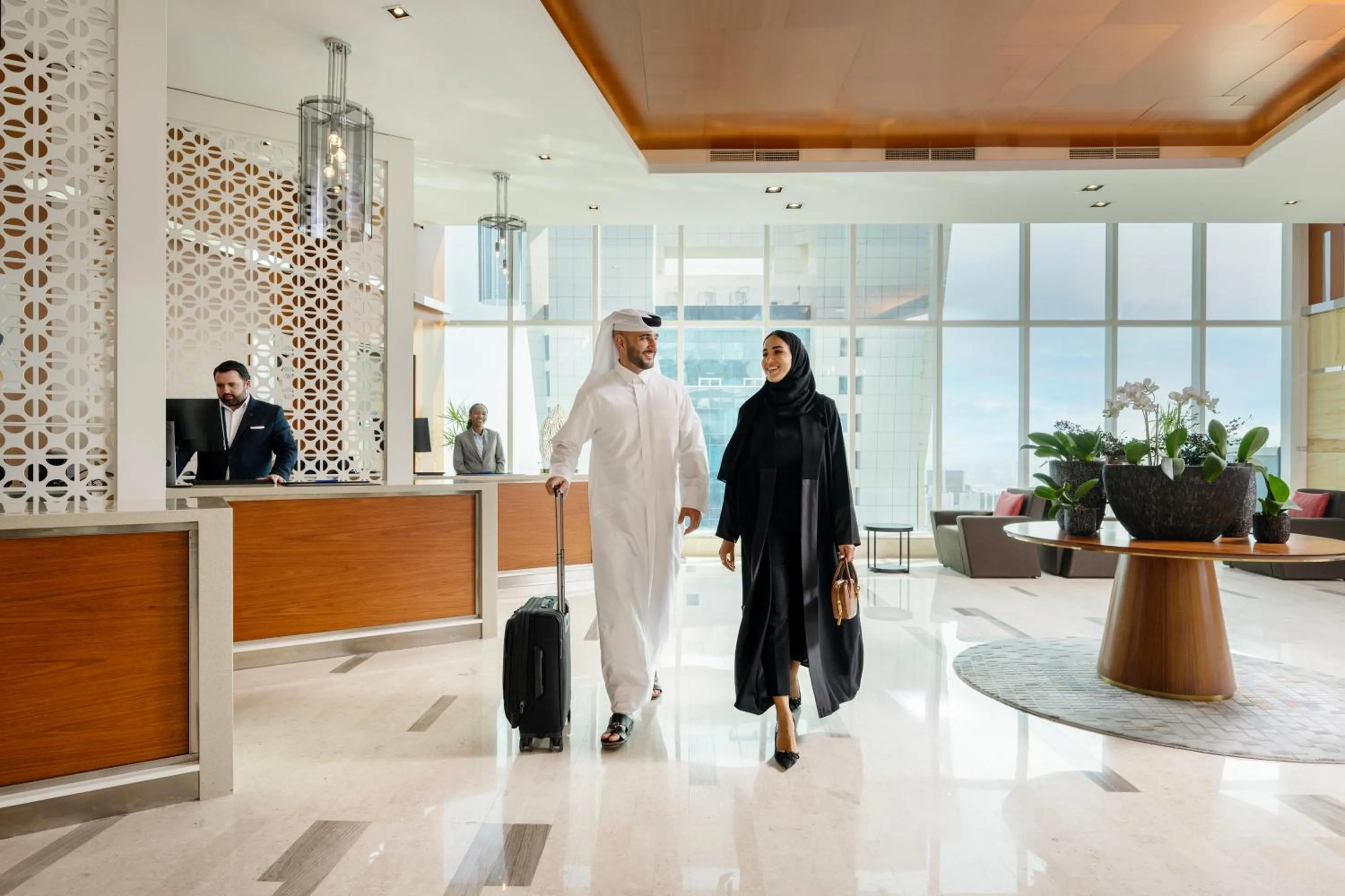 Lobby or reception in Delta Hotels by Marriott City Center Doha