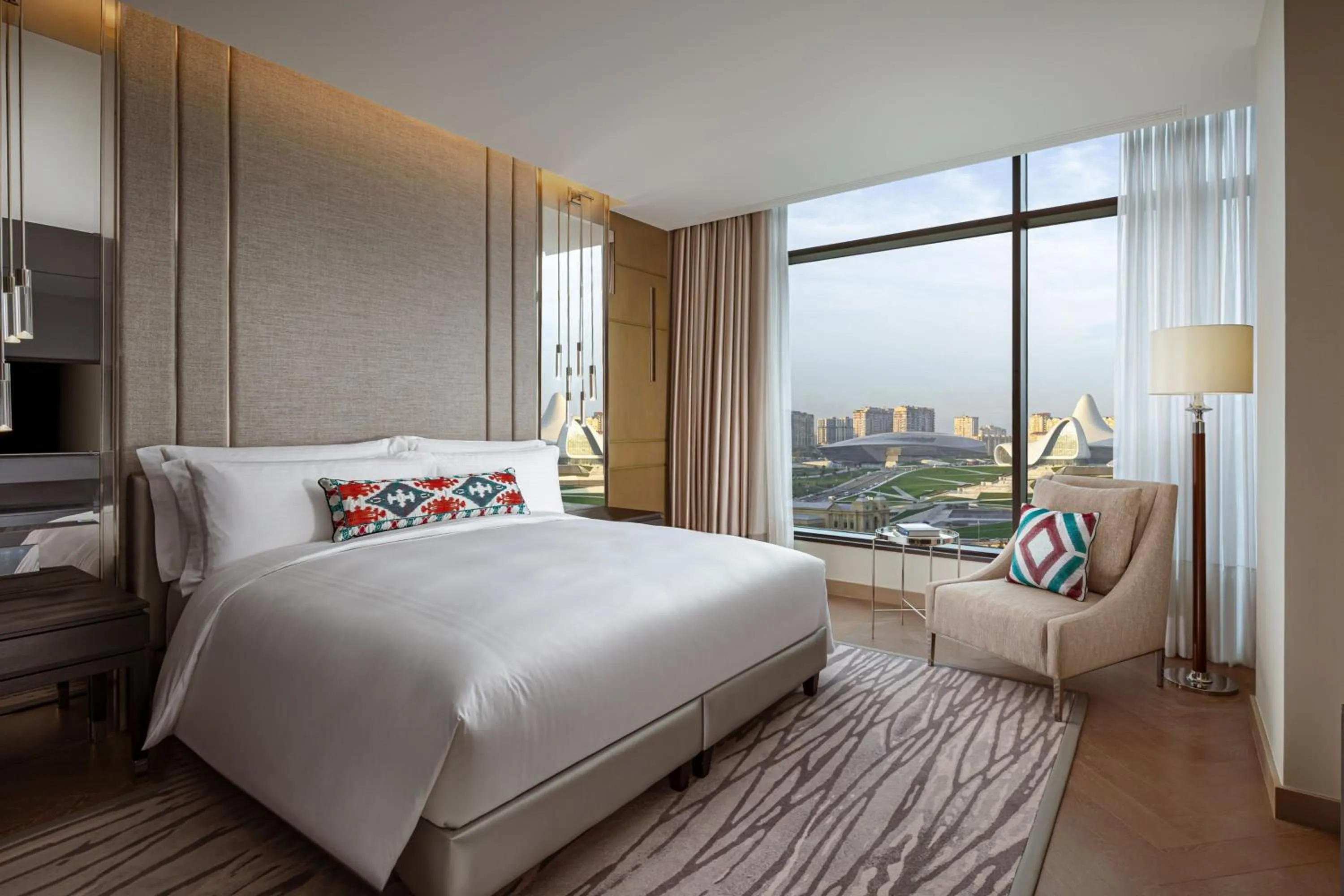Bedroom, Bed in The Ritz-Carlton, Baku