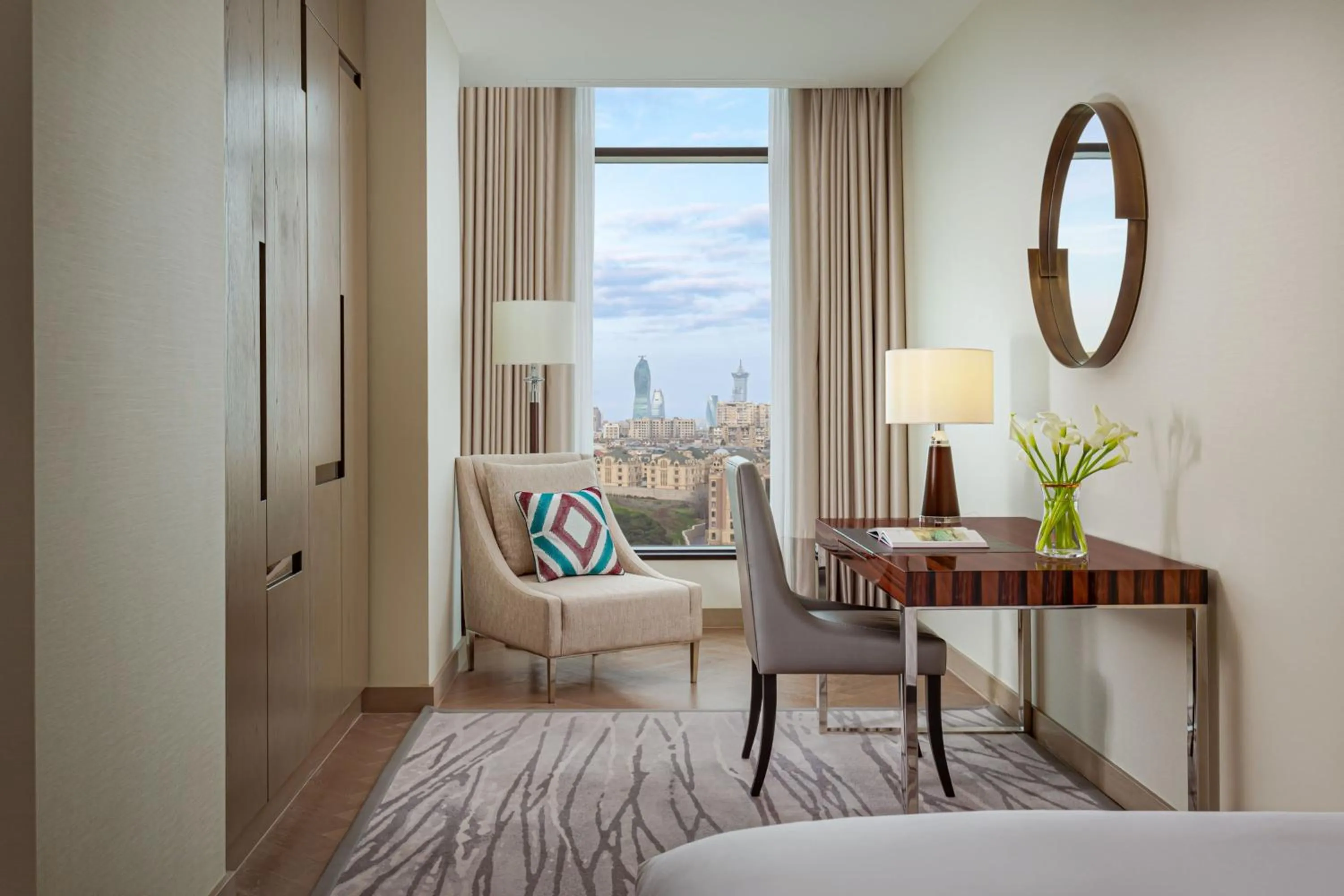 Bedroom, Bed in The Ritz-Carlton, Baku