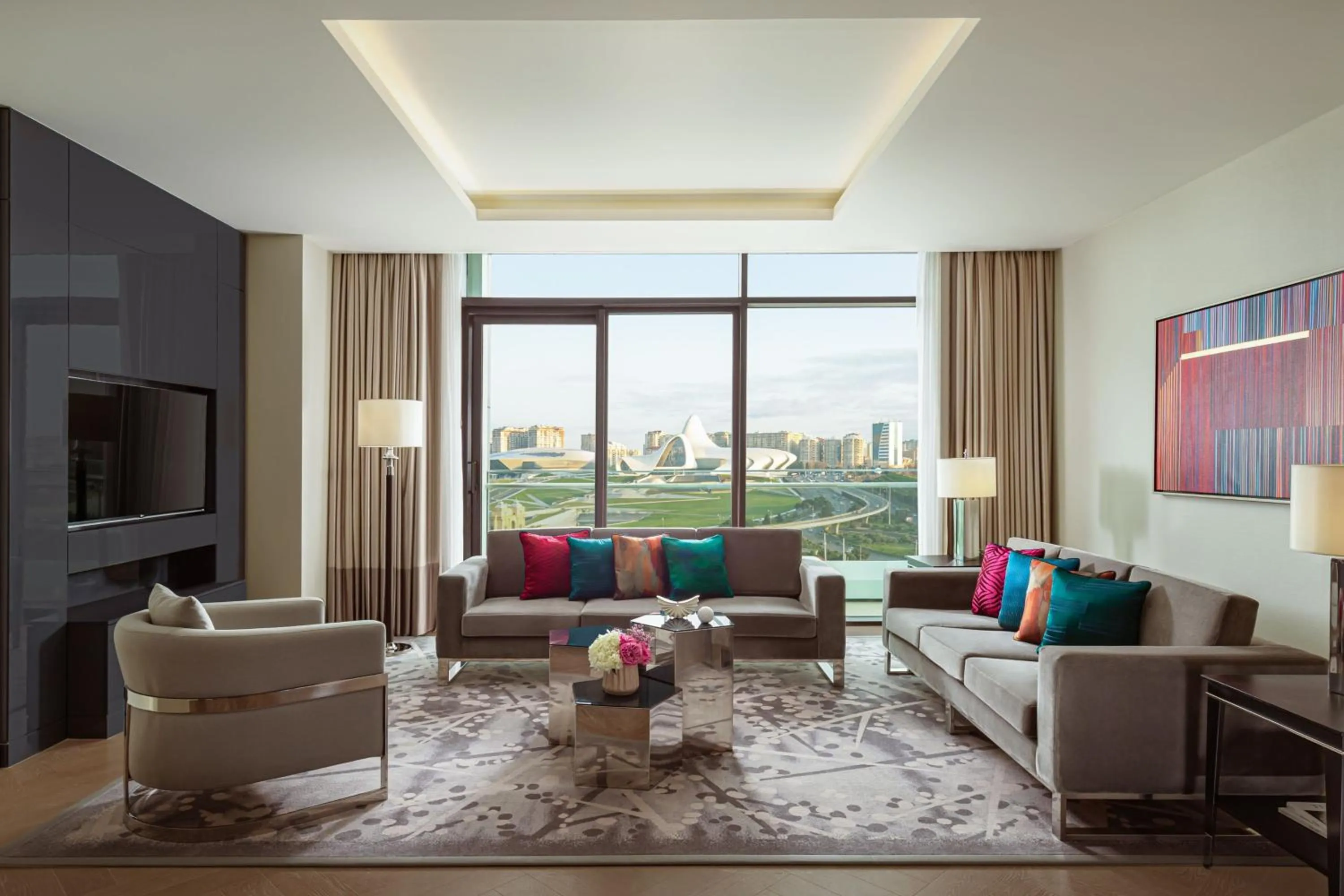 Living room in The Ritz-Carlton, Baku