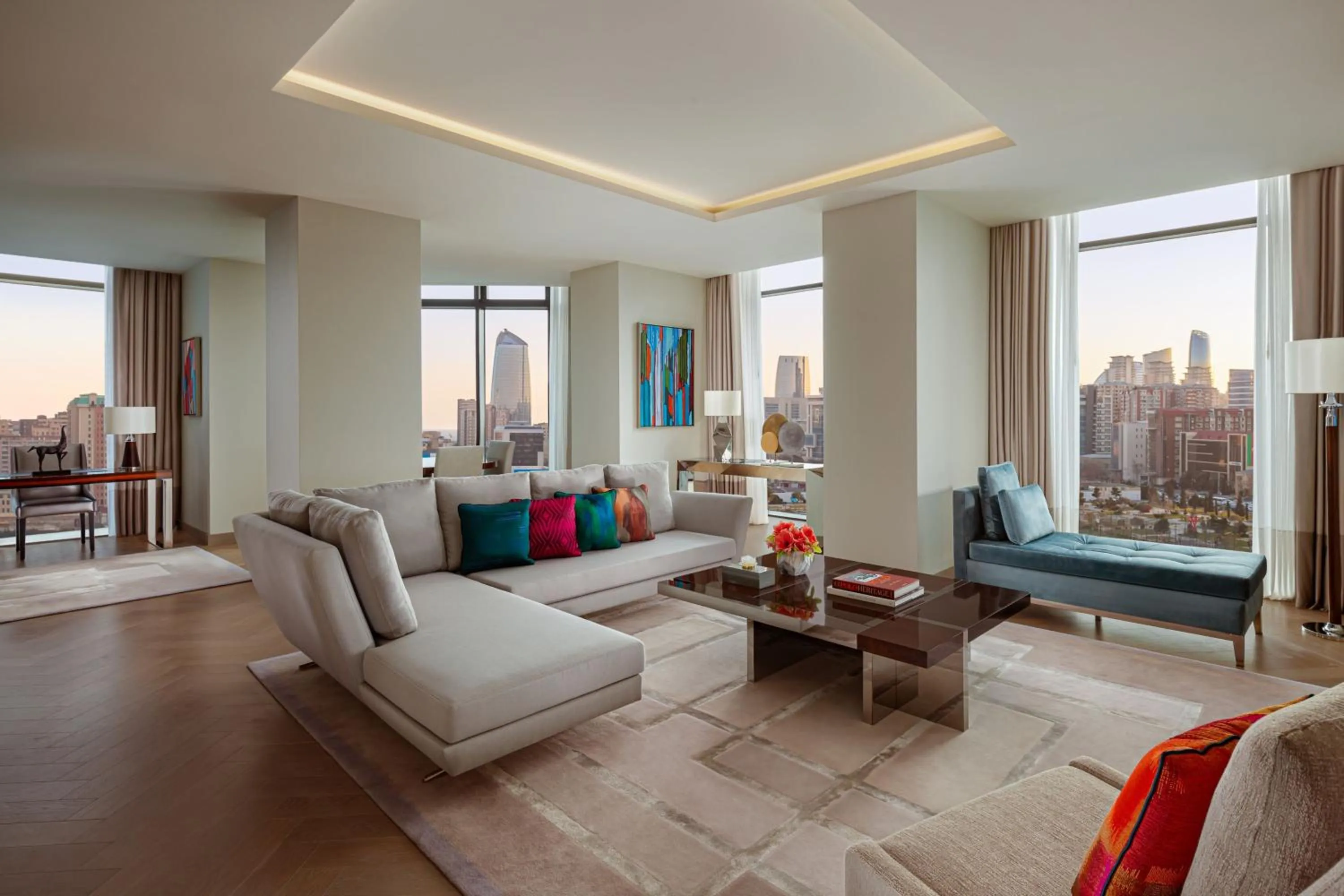 Living room in The Ritz-Carlton, Baku