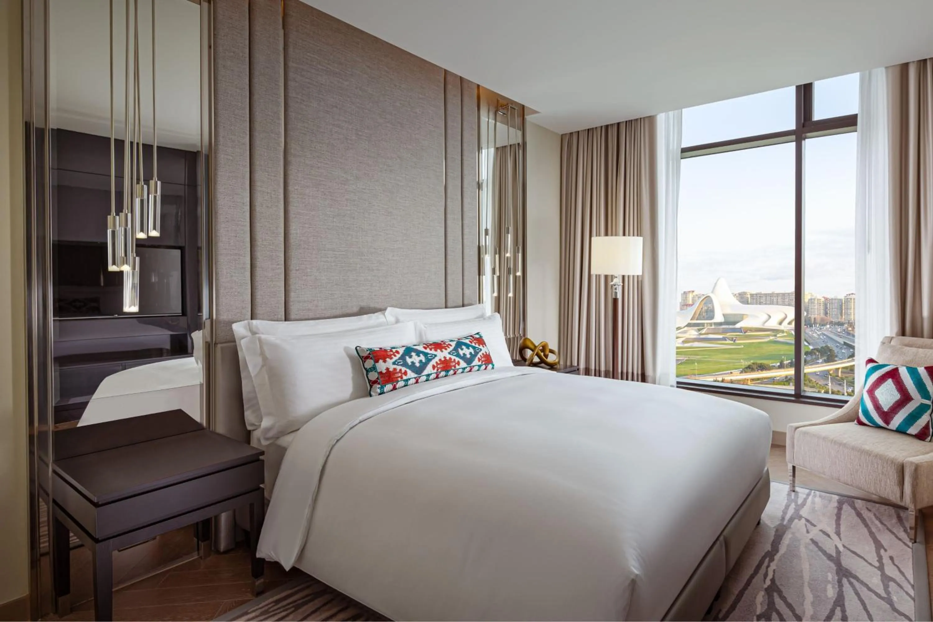 Bedroom, Bed in The Ritz-Carlton, Baku