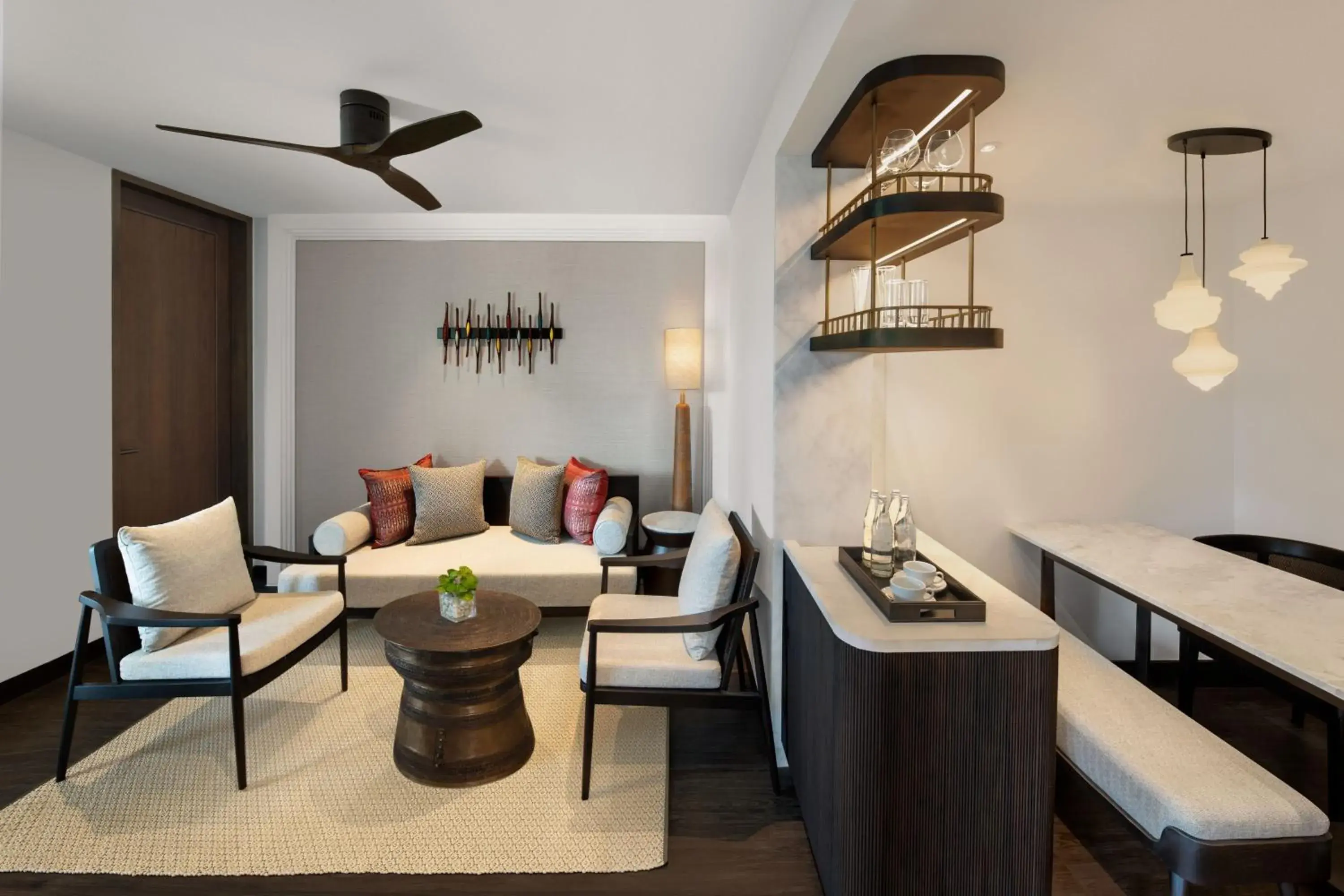 Living room in JW Marriott Khao Lak Resort Suites Living room in JW Marriott Khao Lak Resort Suites