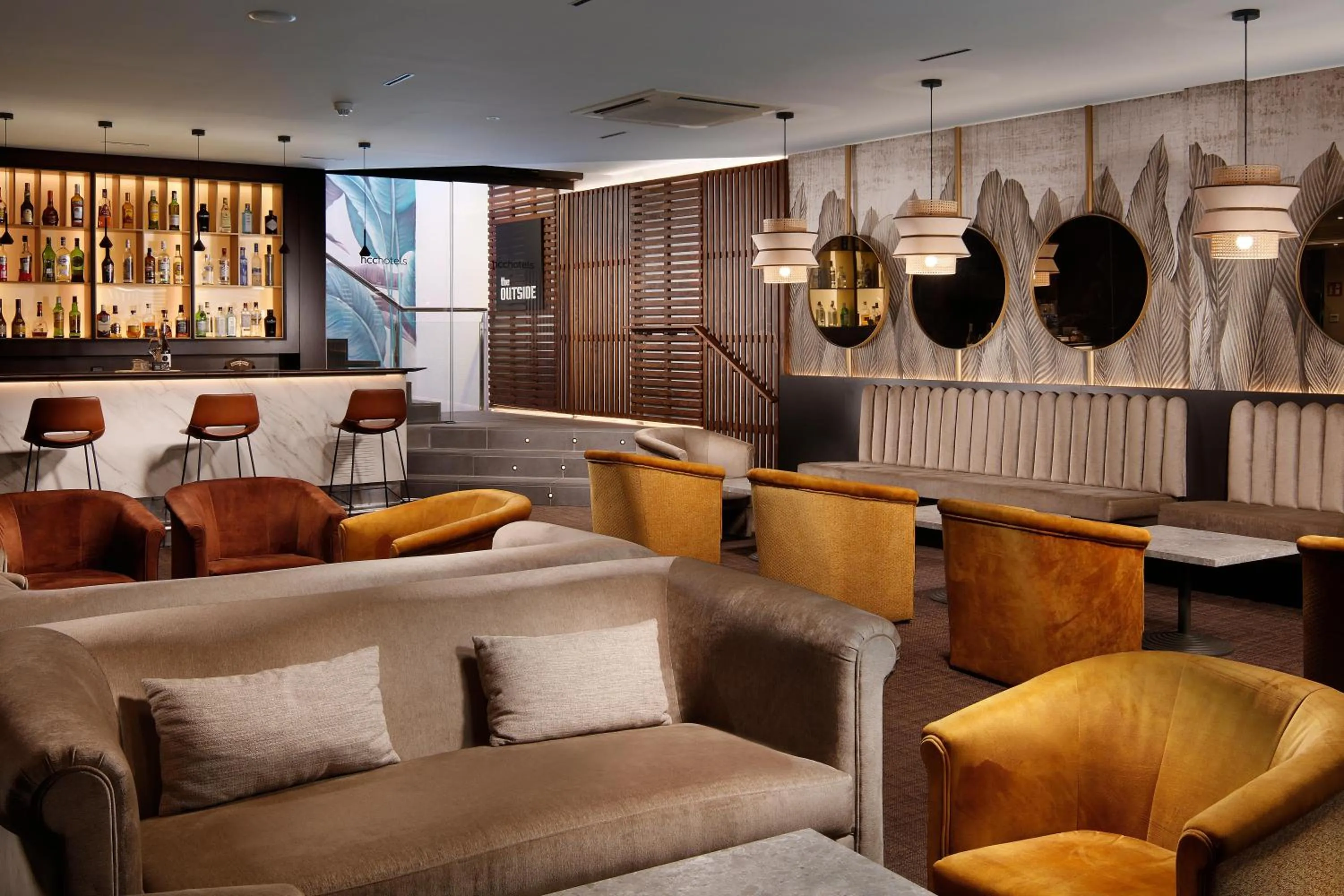 Lounge or bar in HCC St. Moritz