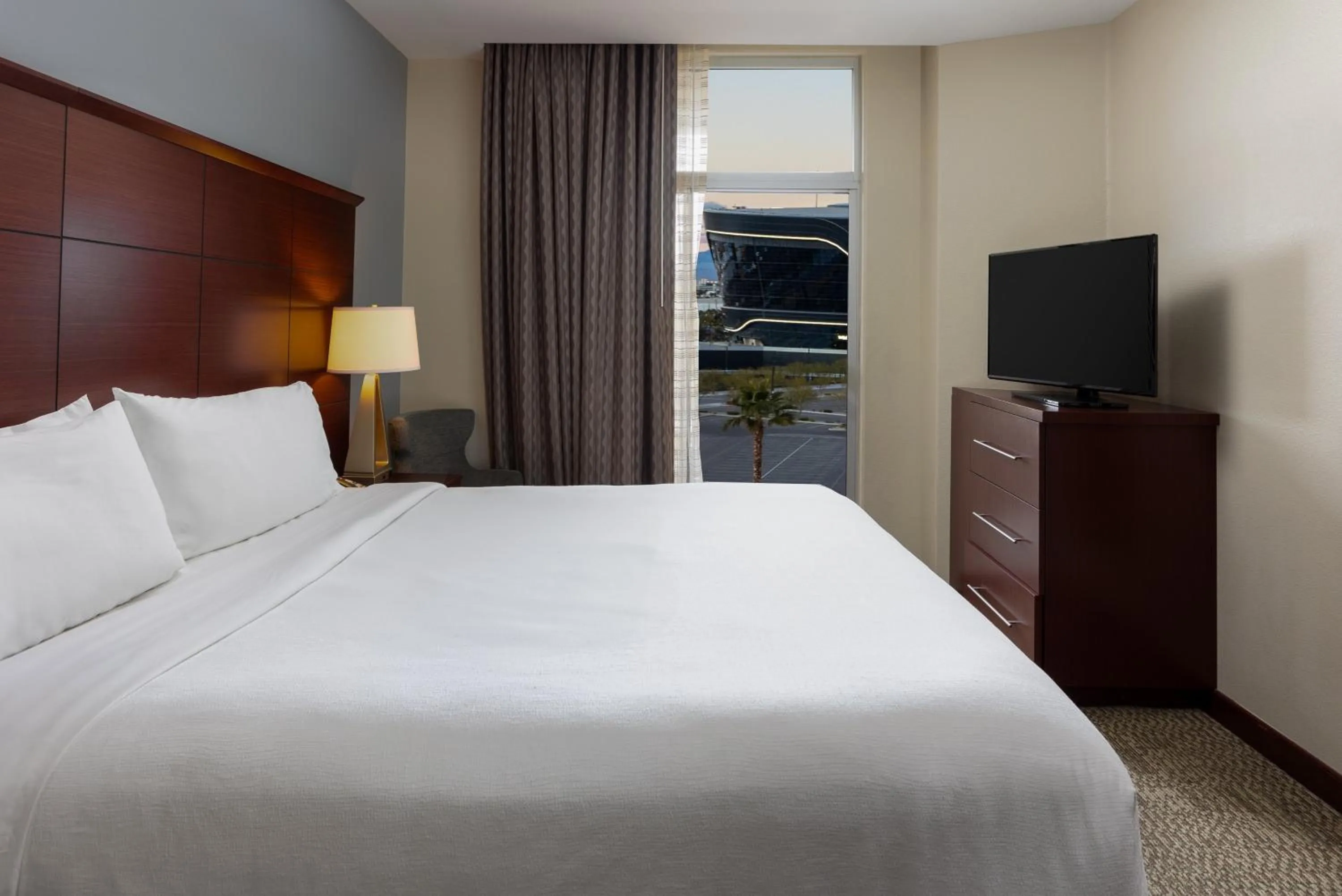 Photo of the whole room, Bed in Staybridge Suites Las Vegas - Stadium District