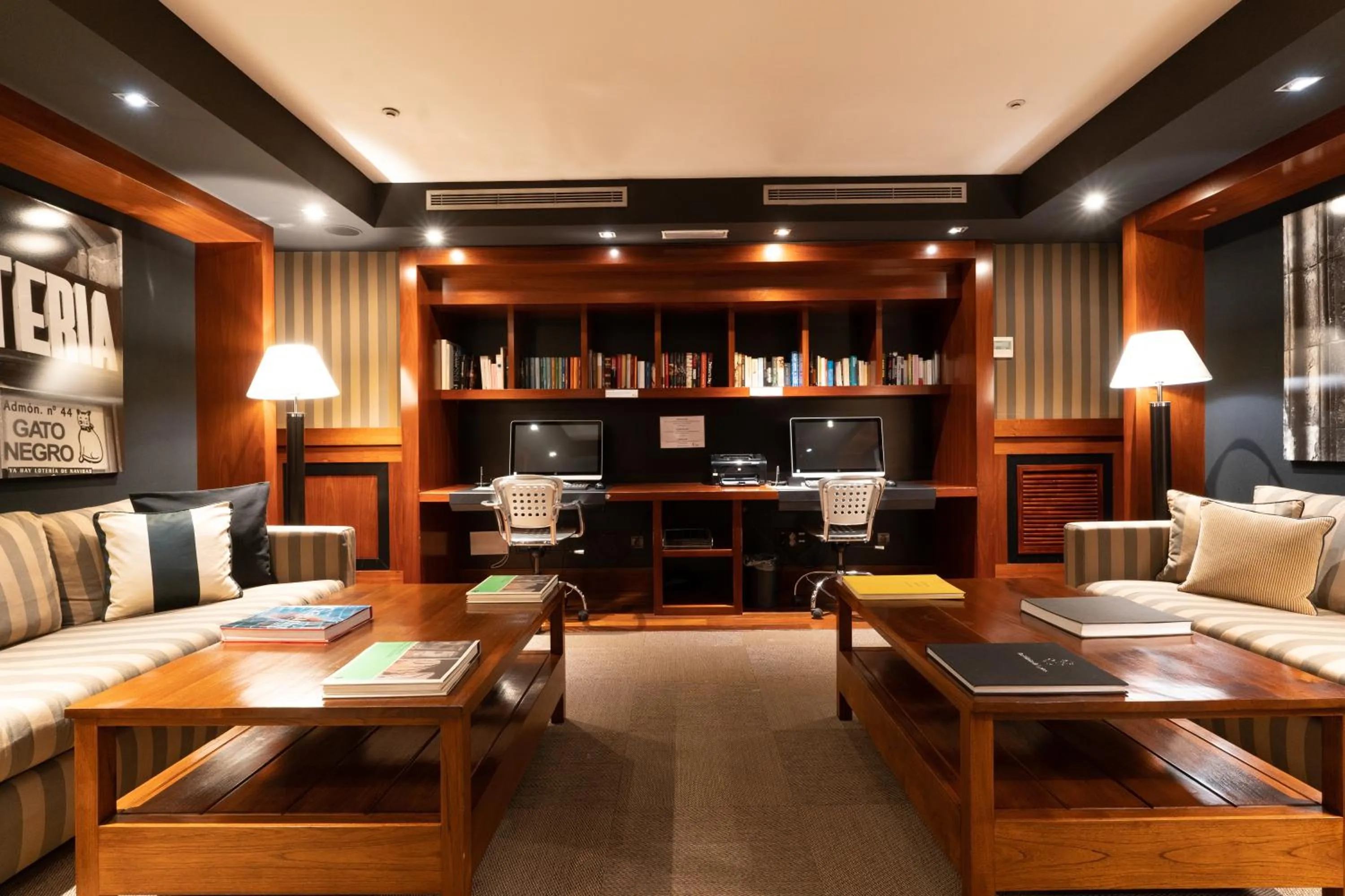 Seating area in U232 Hotel