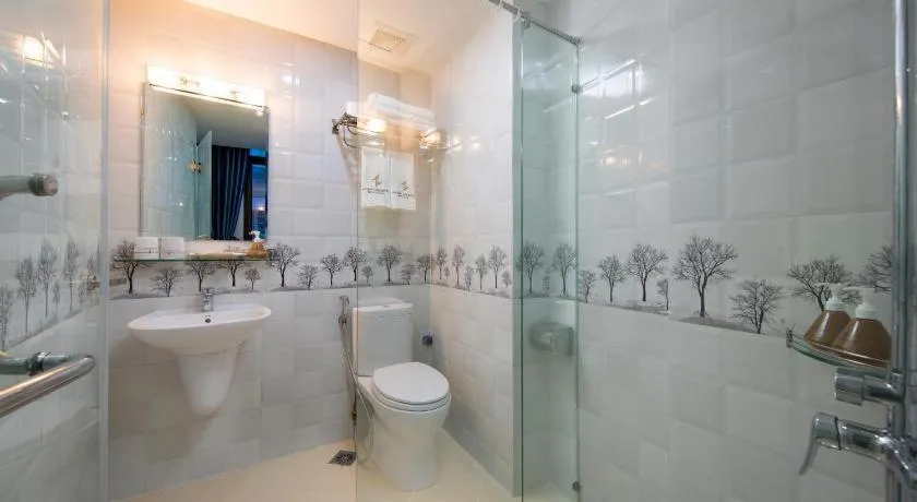 Bathroom in Ancient Lane Hotel