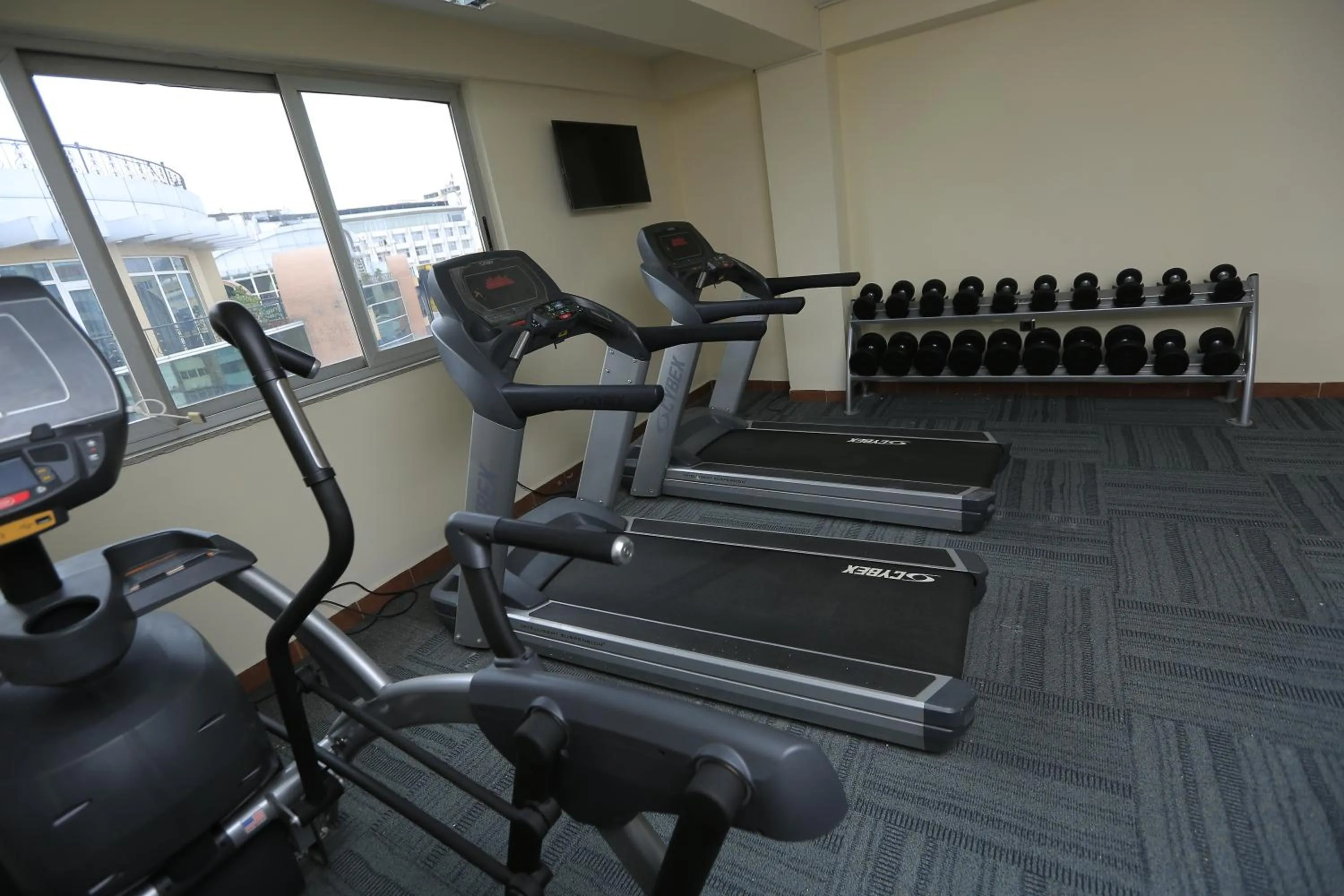 Fitness centre/facilities in Cassiopeia Hotel