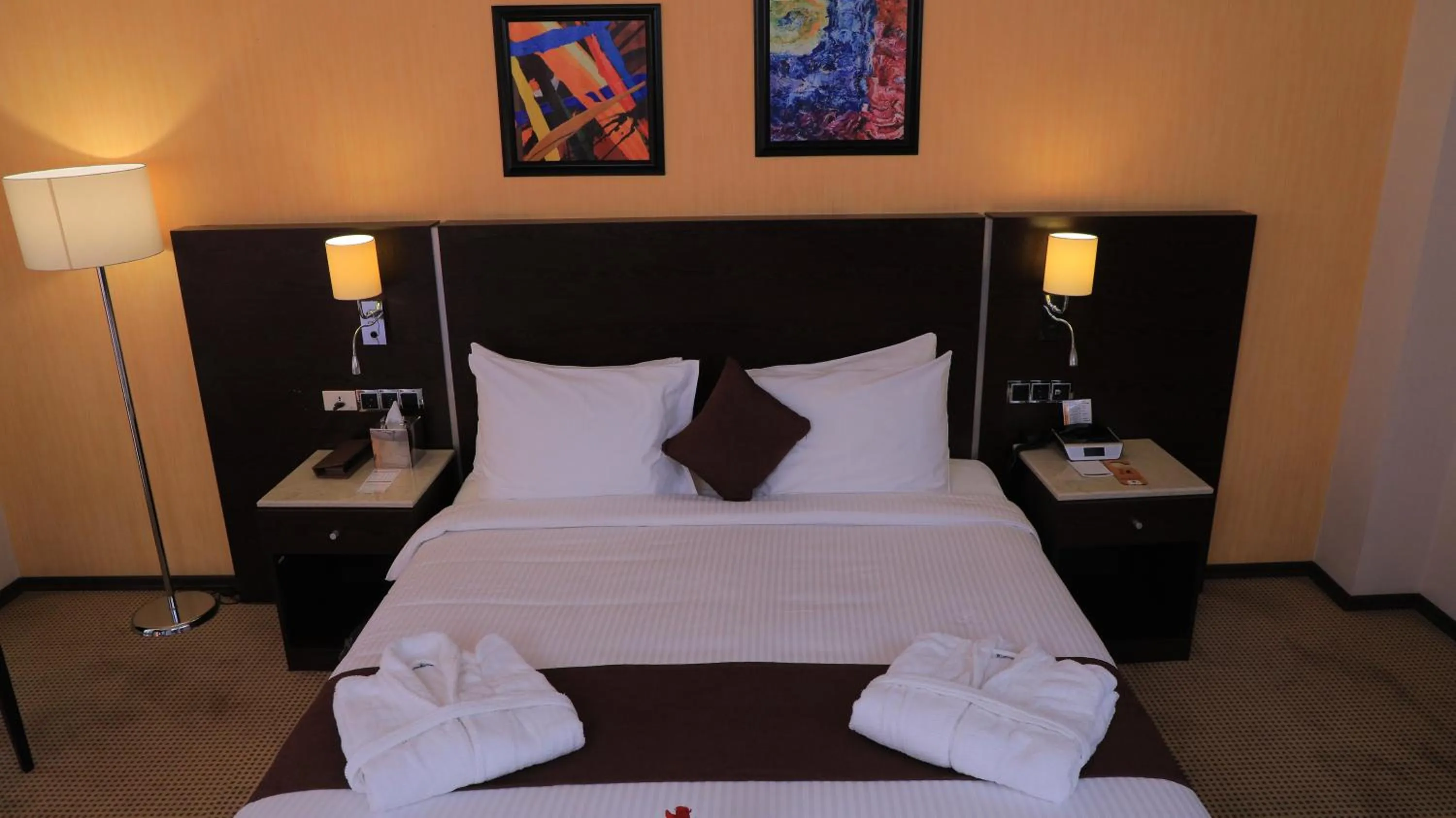 Bed in Cassiopeia Hotel