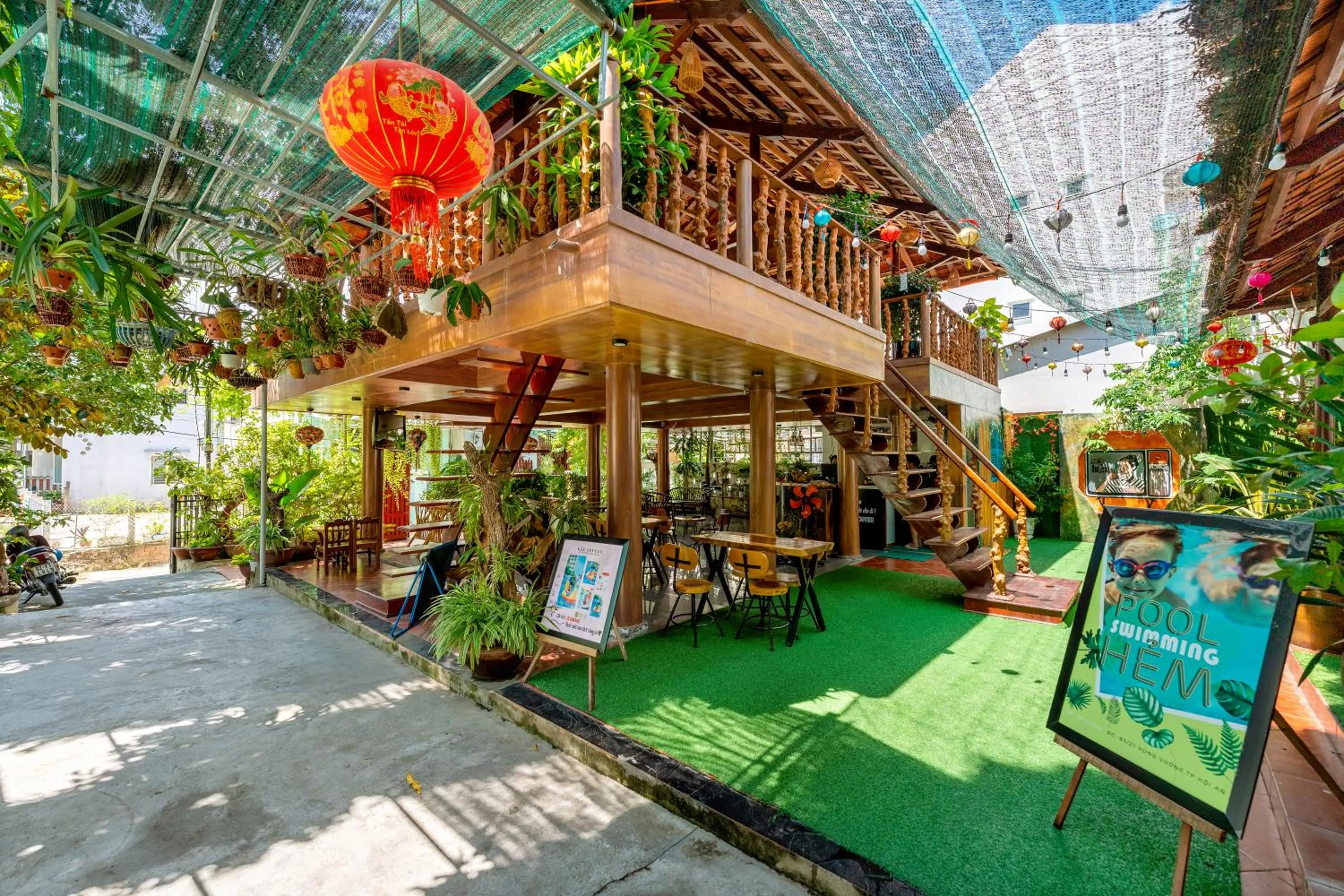 Property building in Alley Garden Homestay Hoi An