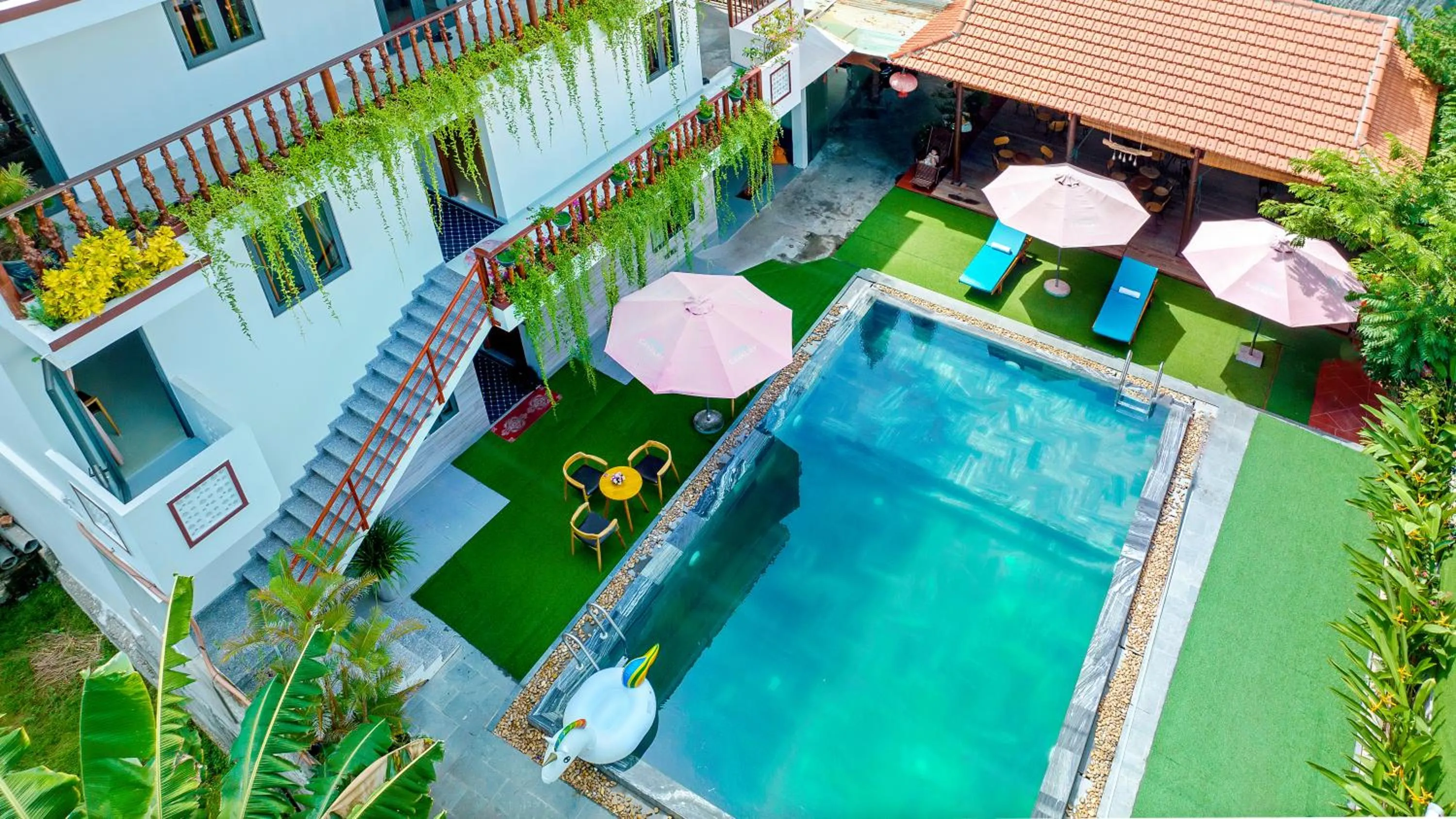 Pool view in Alley Garden Homestay Hoi An