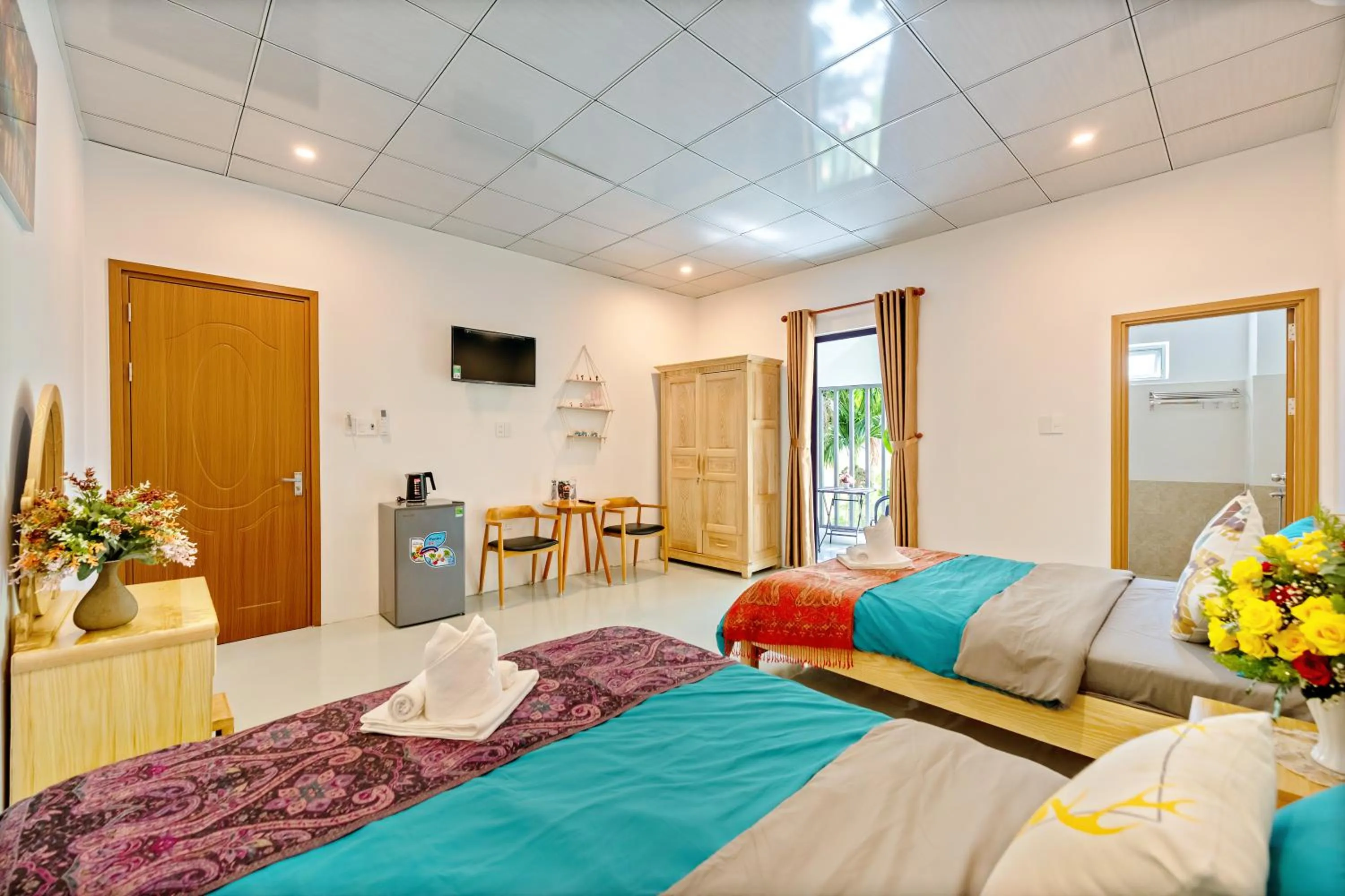 Bedroom, Bed in Alley Garden Homestay Hoi An