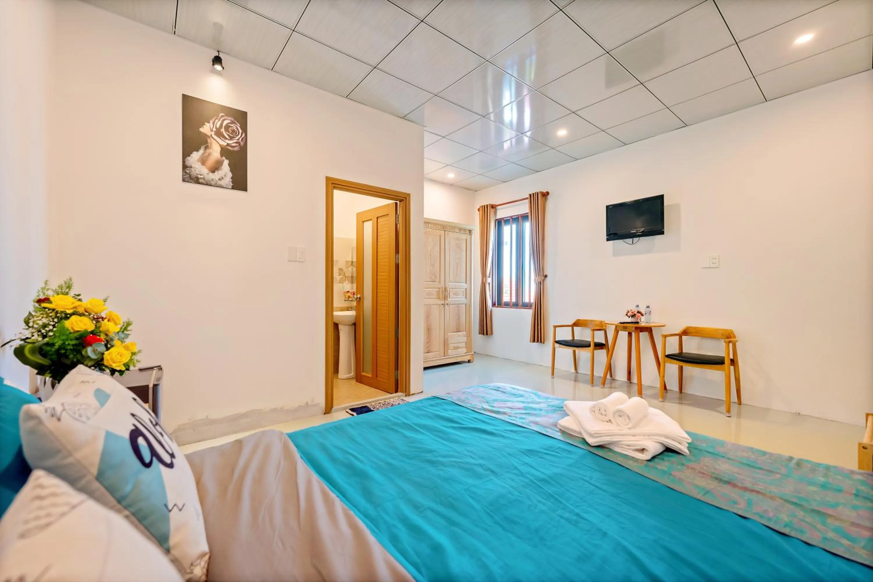 Bedroom, Bed in Alley Garden Homestay Hoi An