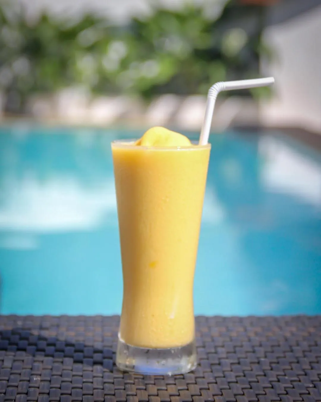 Pool view in Yellow Mango Resort Bohol