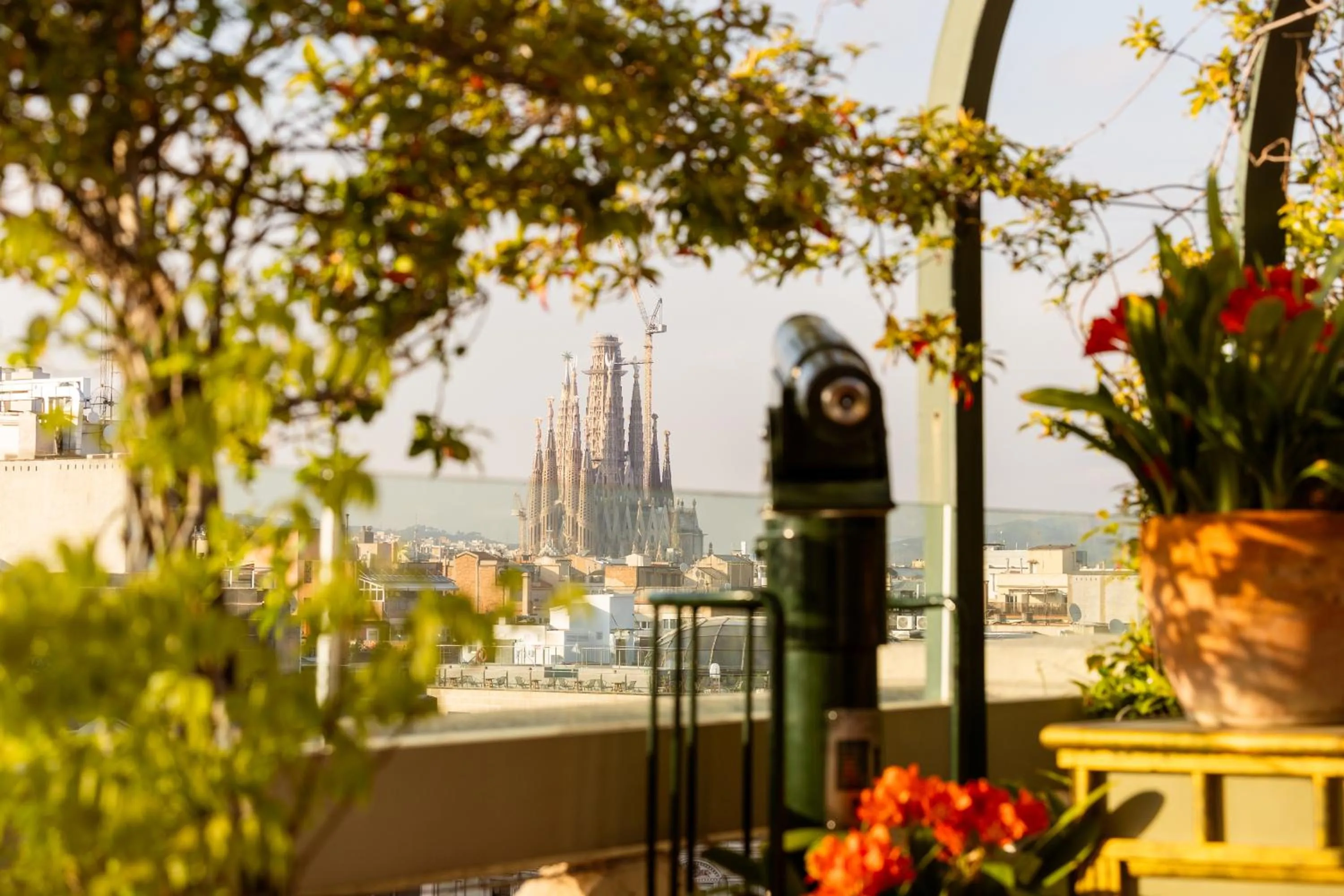 View (from property/room) in Hotel El Palace Barcelona