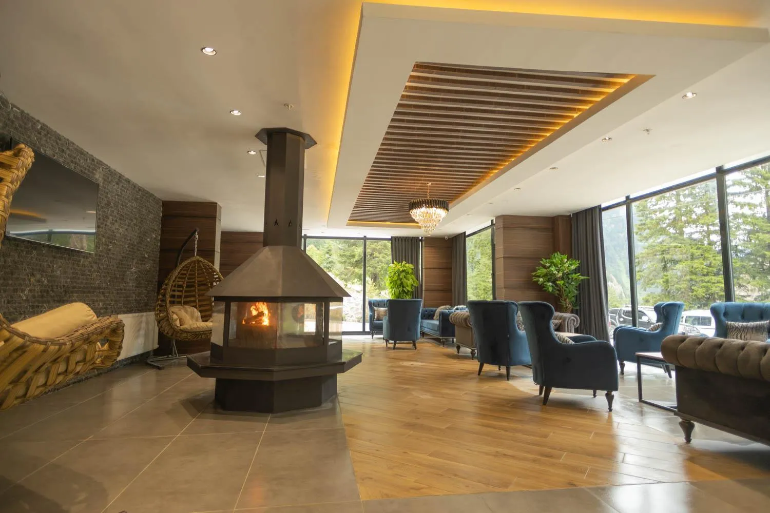 Seating area in PAZARCIK MOUNTAIN HOTEL