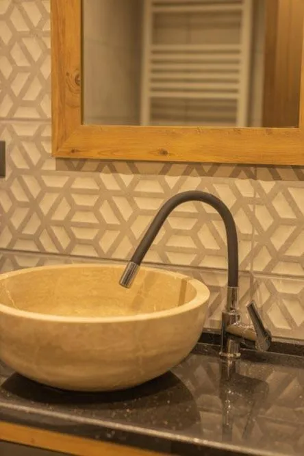 Bathroom in PAZARCIK MOUNTAIN HOTEL