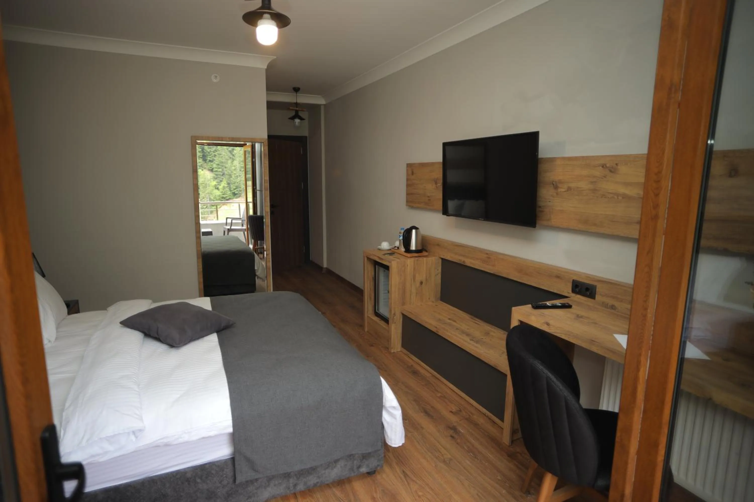 Bed in PAZARCIK MOUNTAIN HOTEL