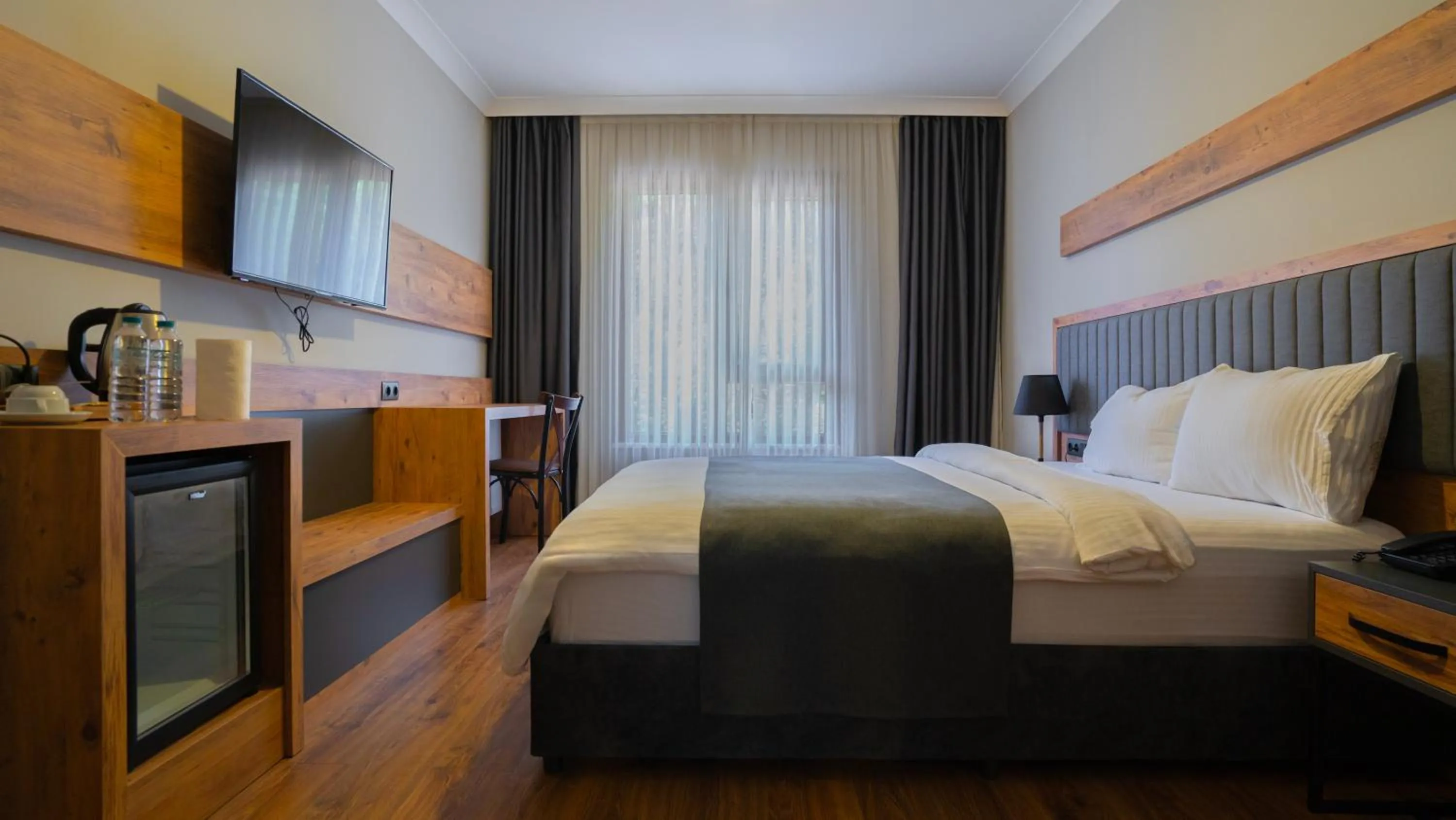 Bed in PAZARCIK MOUNTAIN HOTEL