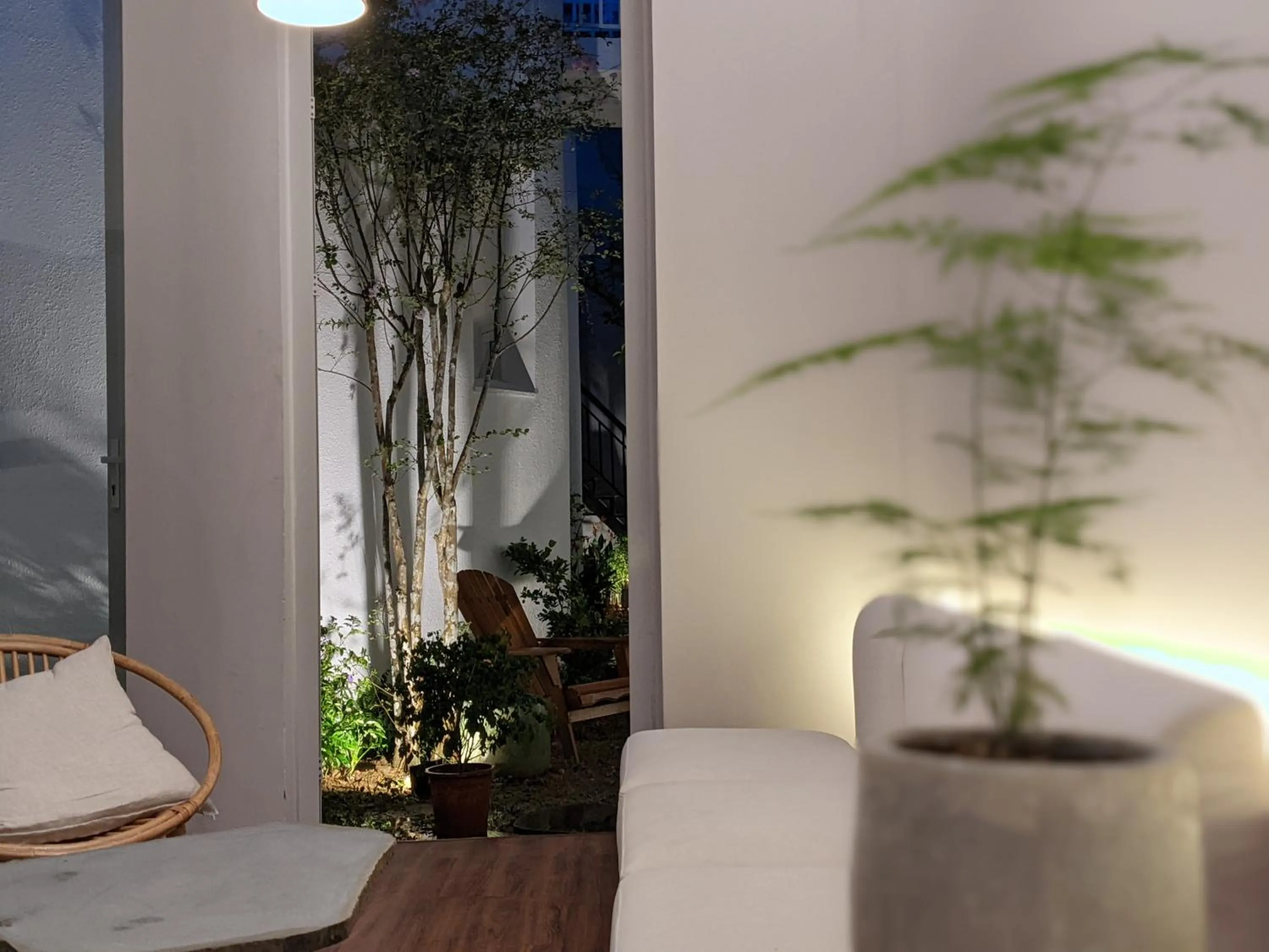 Patio in Metta Homestay Hue