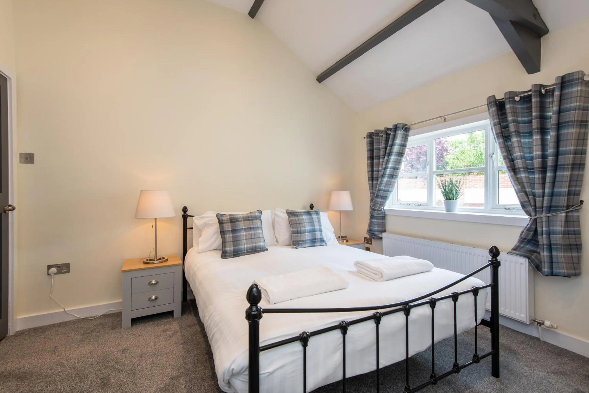 Bed in East Farm Cottage