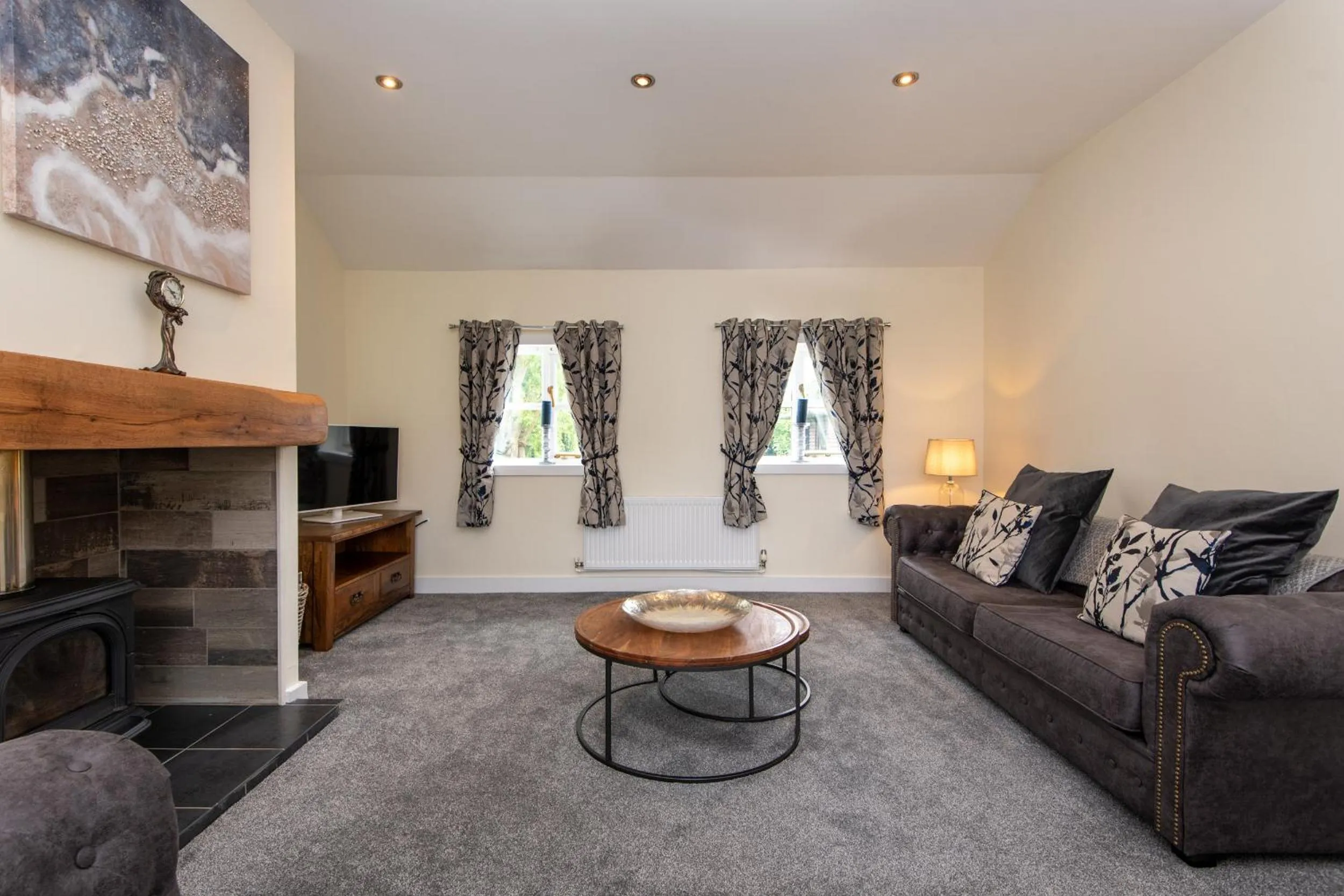 Living room in East Farm Cottage