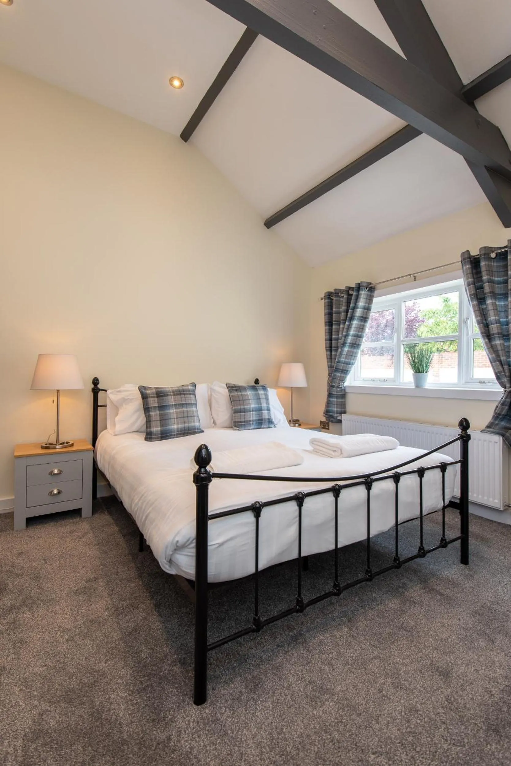 Bed in East Farm Cottage