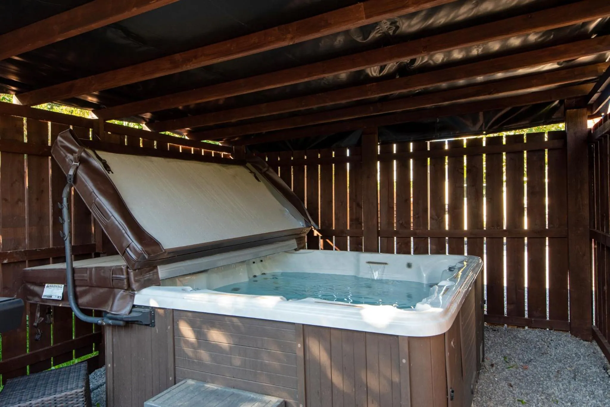 Hot Tub in East Farm Cottage