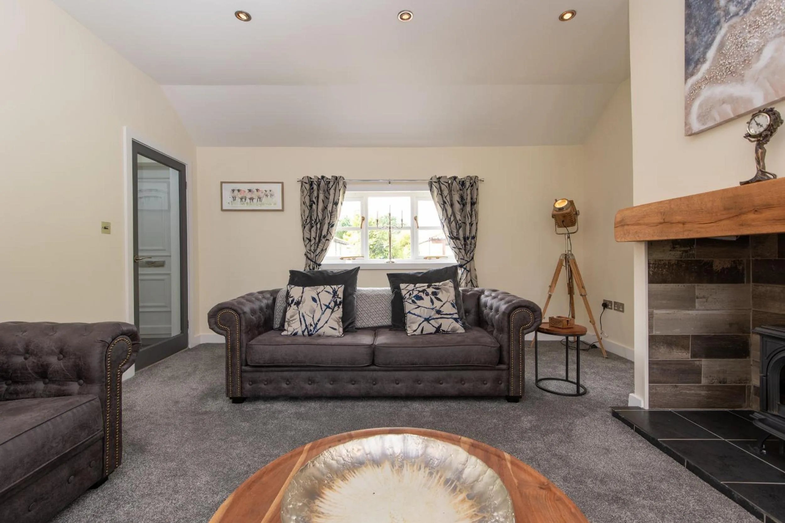 Living room in East Farm Cottage