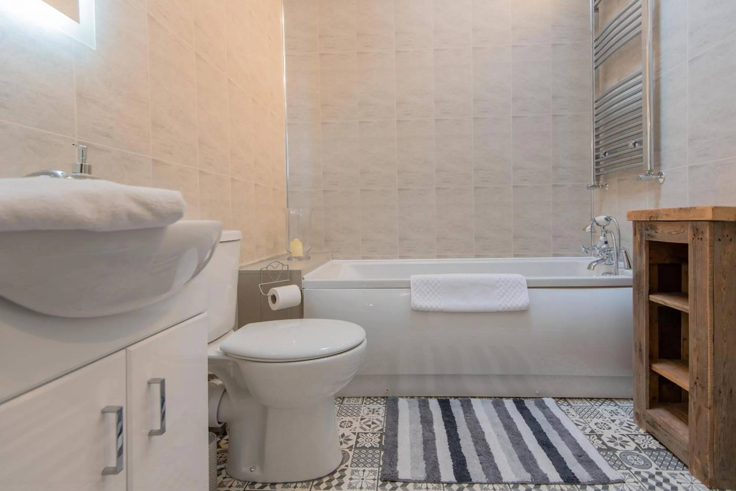 Bathroom in East Farm Cottage