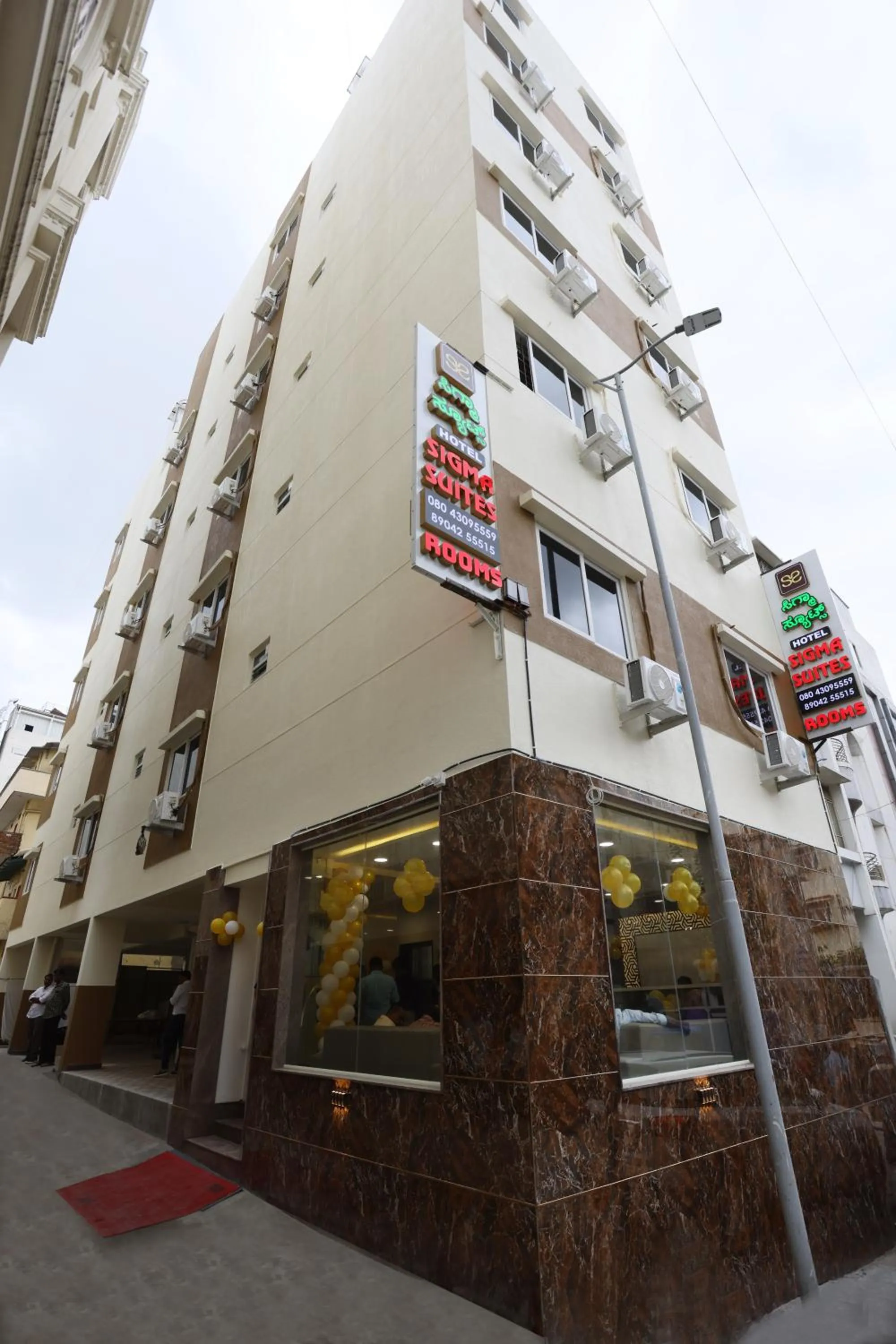 Property building in Hotel Sigma Suites