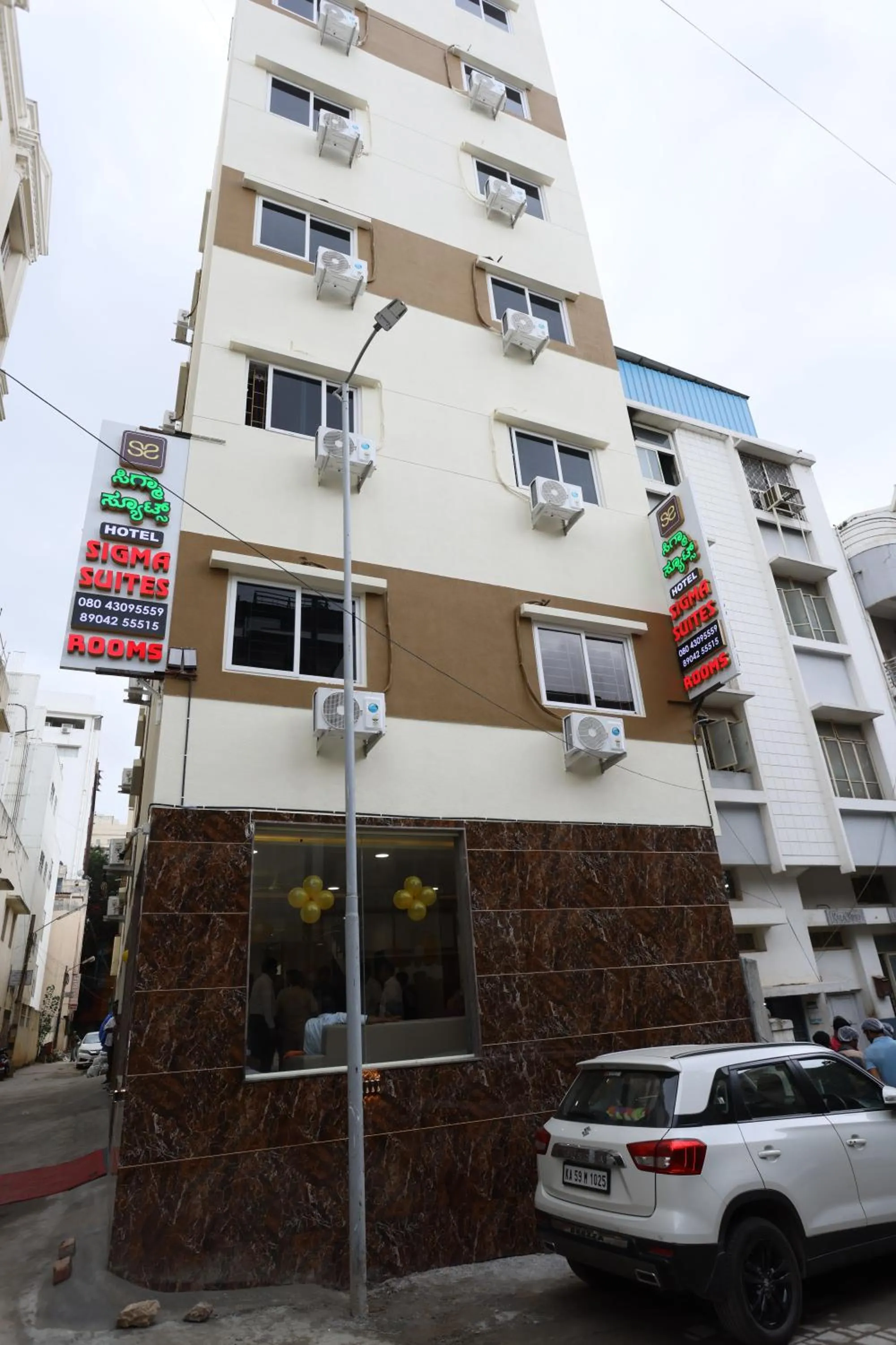 Property building in Hotel Sigma Suites