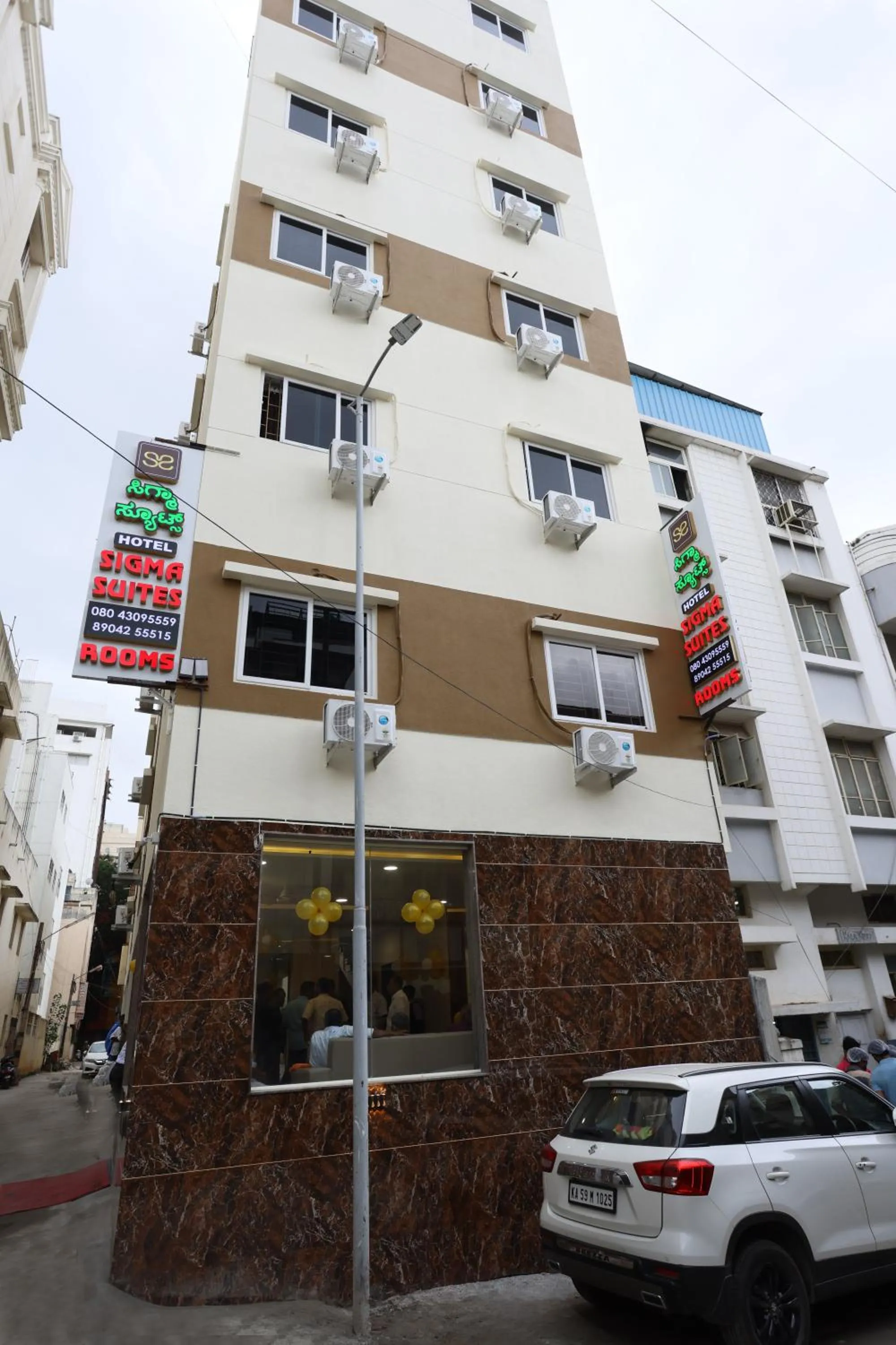 Property building in Hotel Sigma Suites