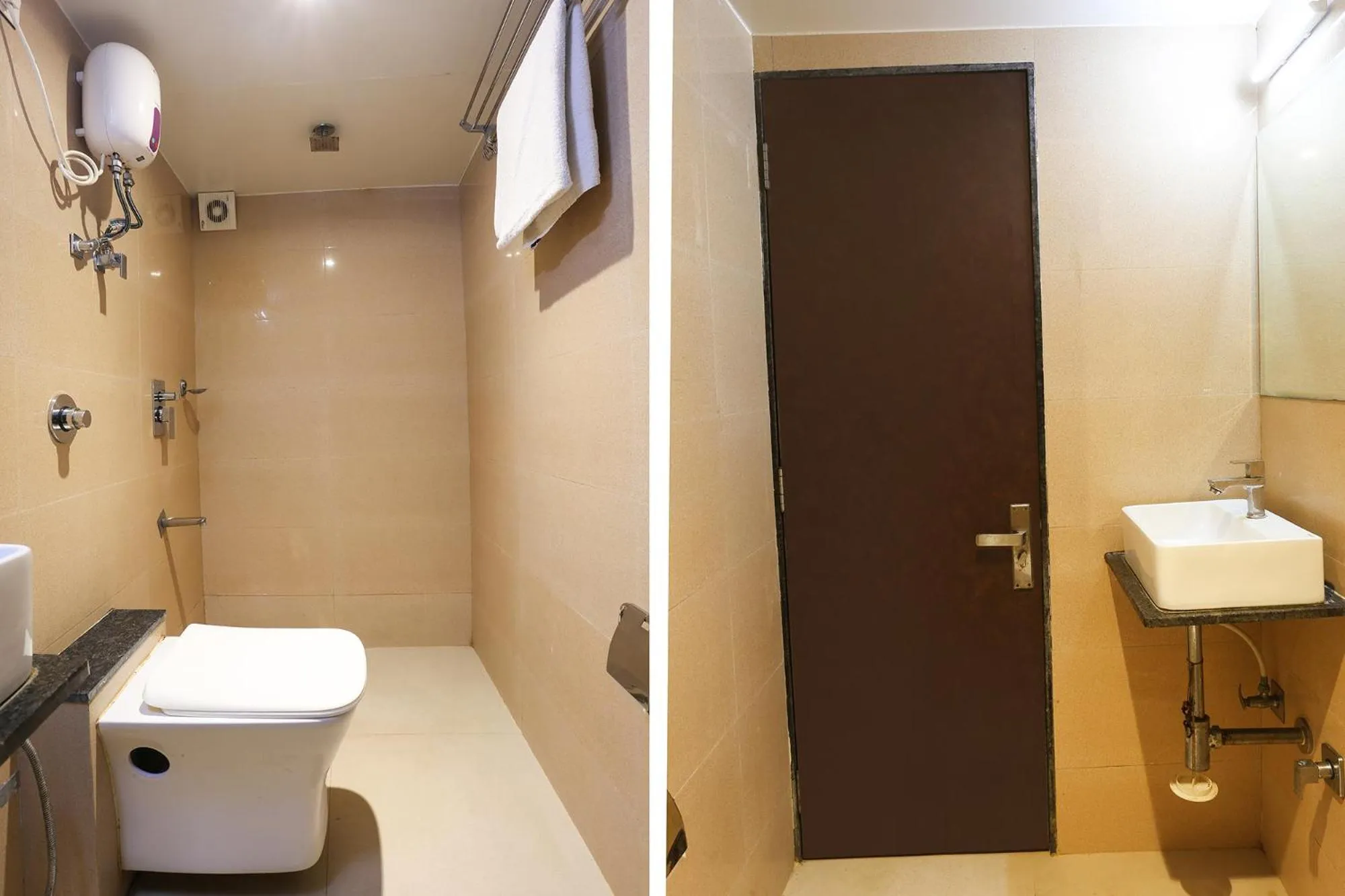 Bathroom in FabHotel West inn - Nr Mumbai International Airport