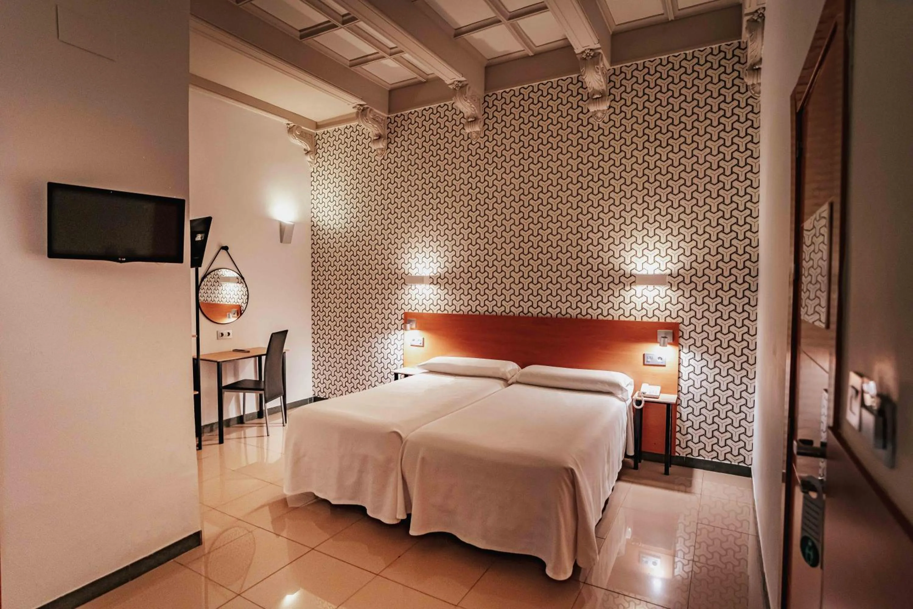 Decorative detail, Bed in Atenas Granada