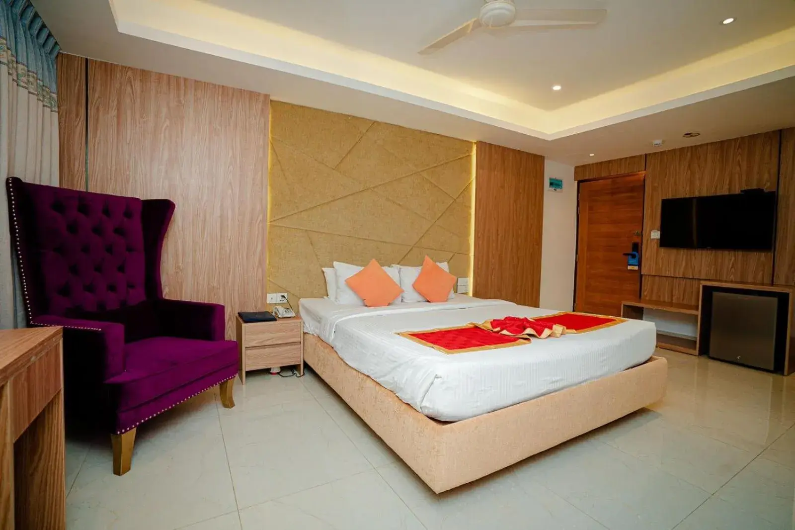 Bed in Royal Raj Hotel Bed in Royal Raj Hotel