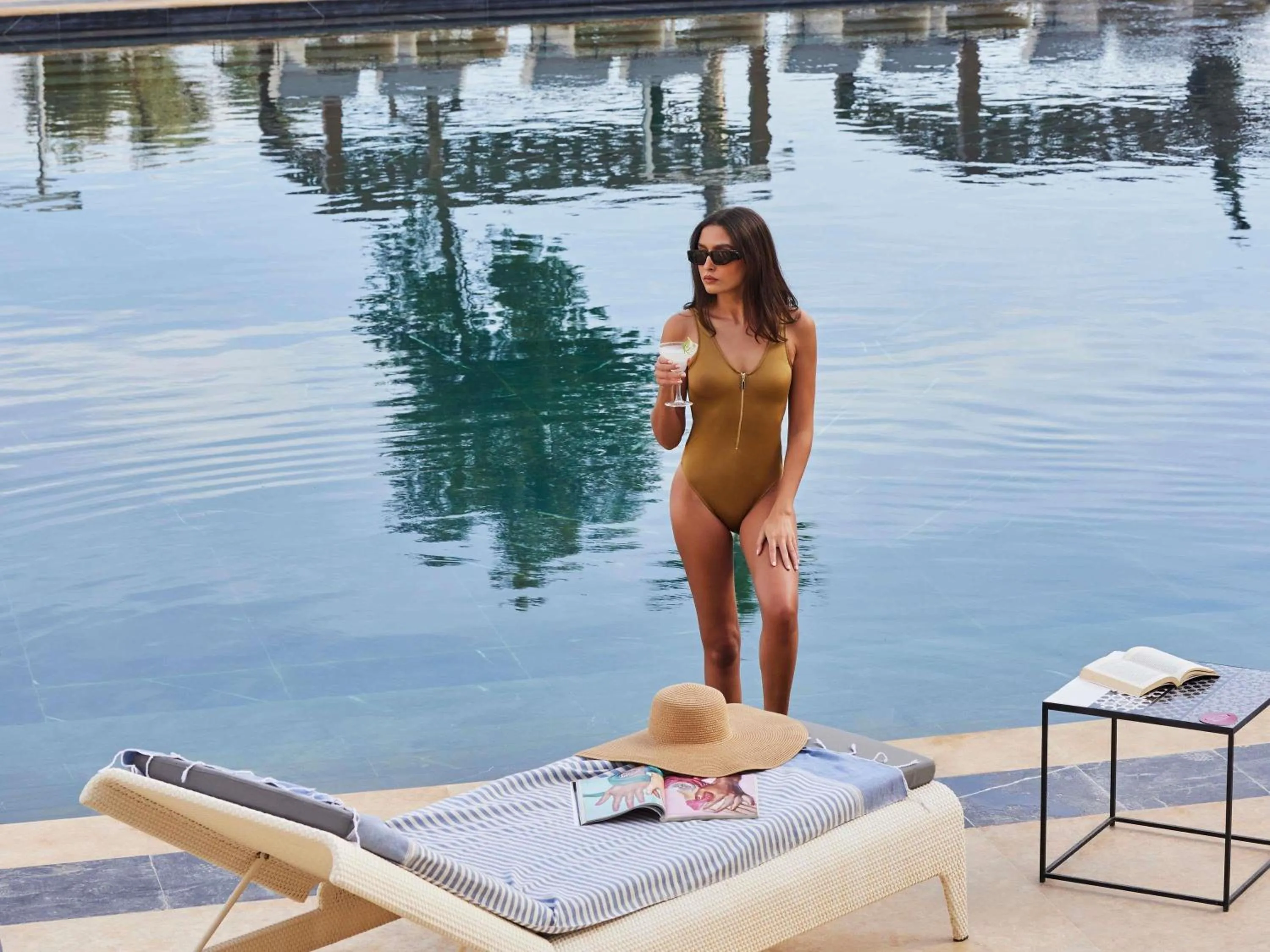 Pool view in Fairmont Tazi Palace Tangier