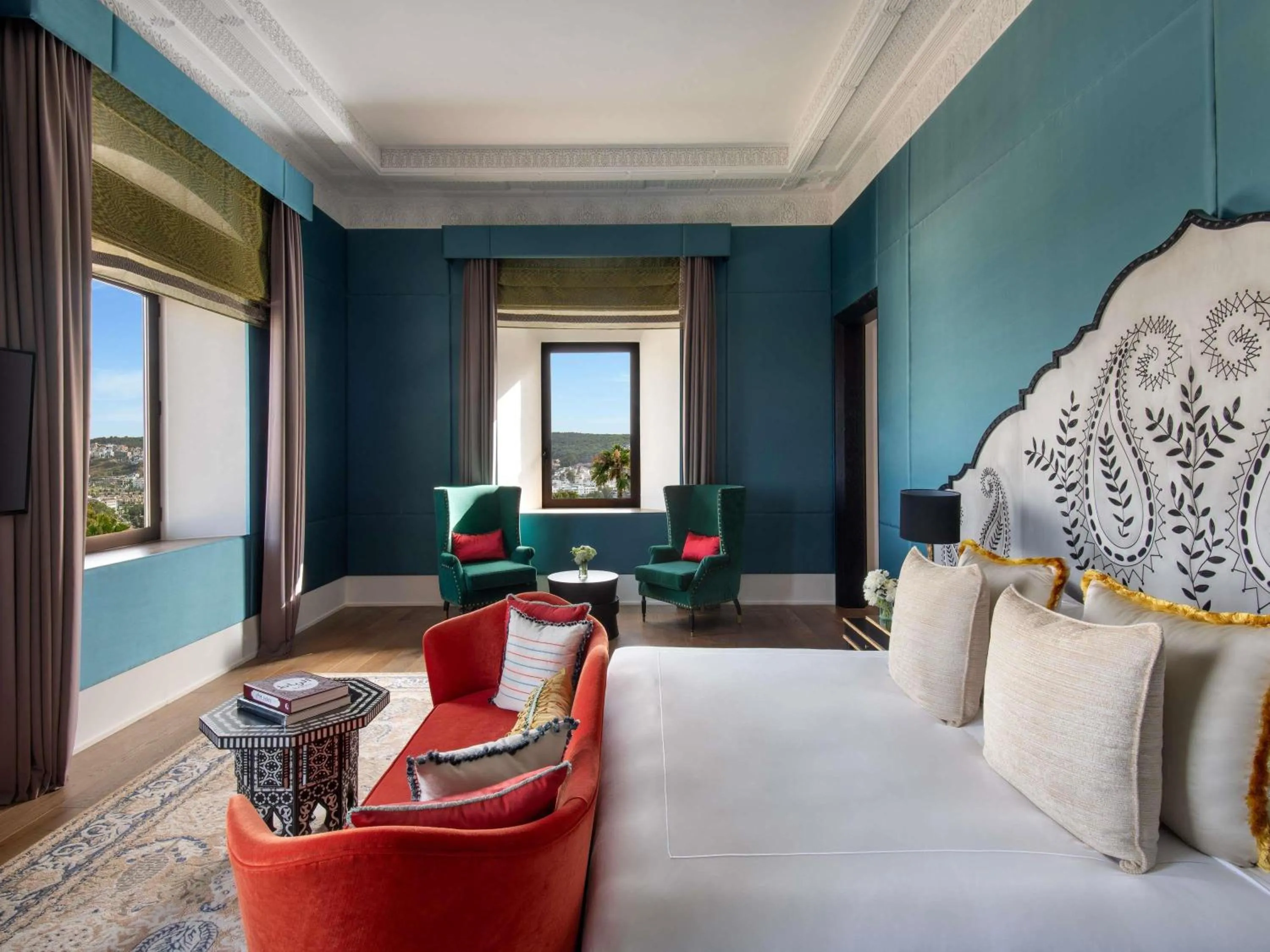 Bedroom, Bed in Fairmont Tazi Palace Tangier