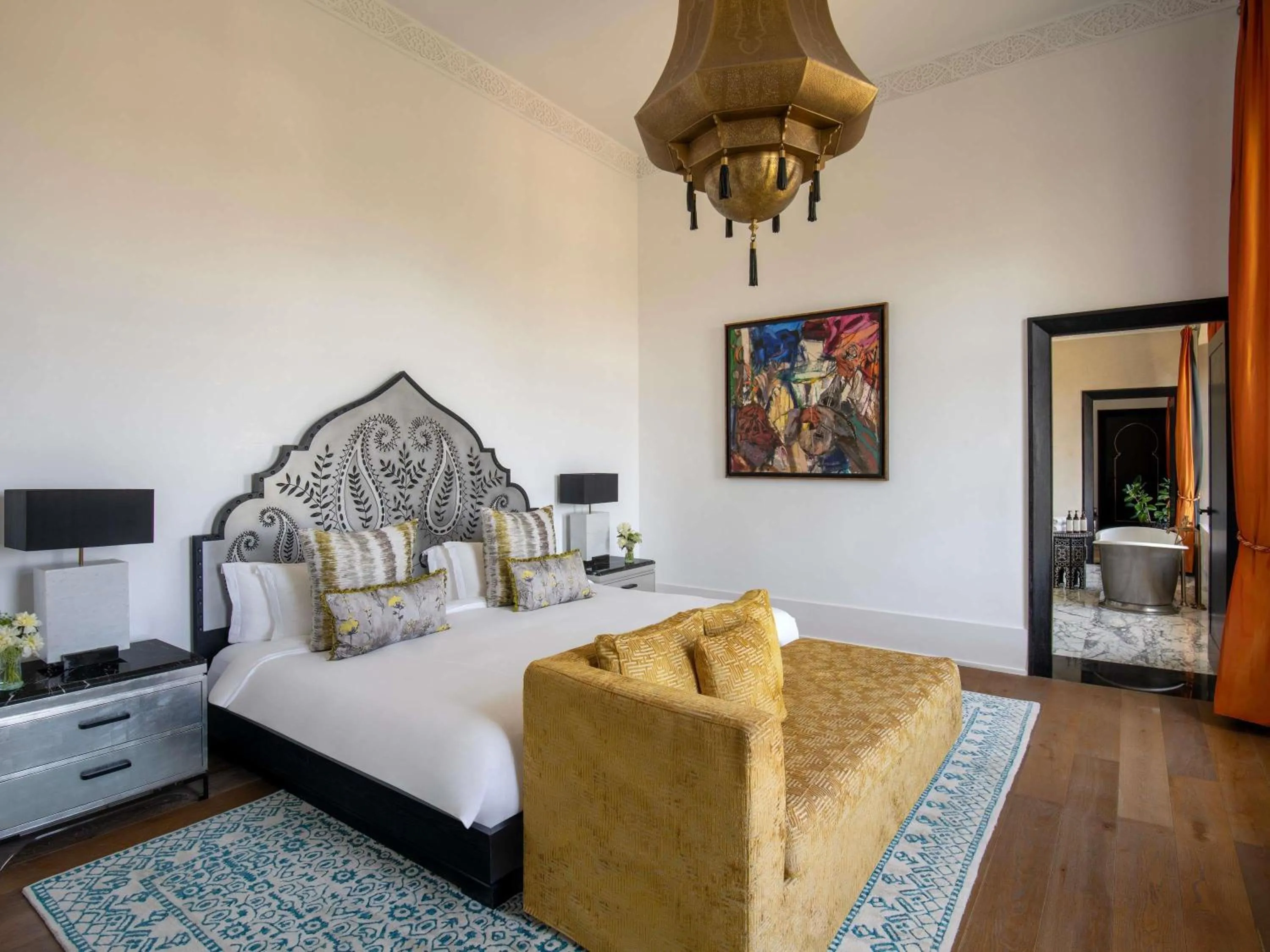 Bedroom, Bed in Fairmont Tazi Palace Tangier