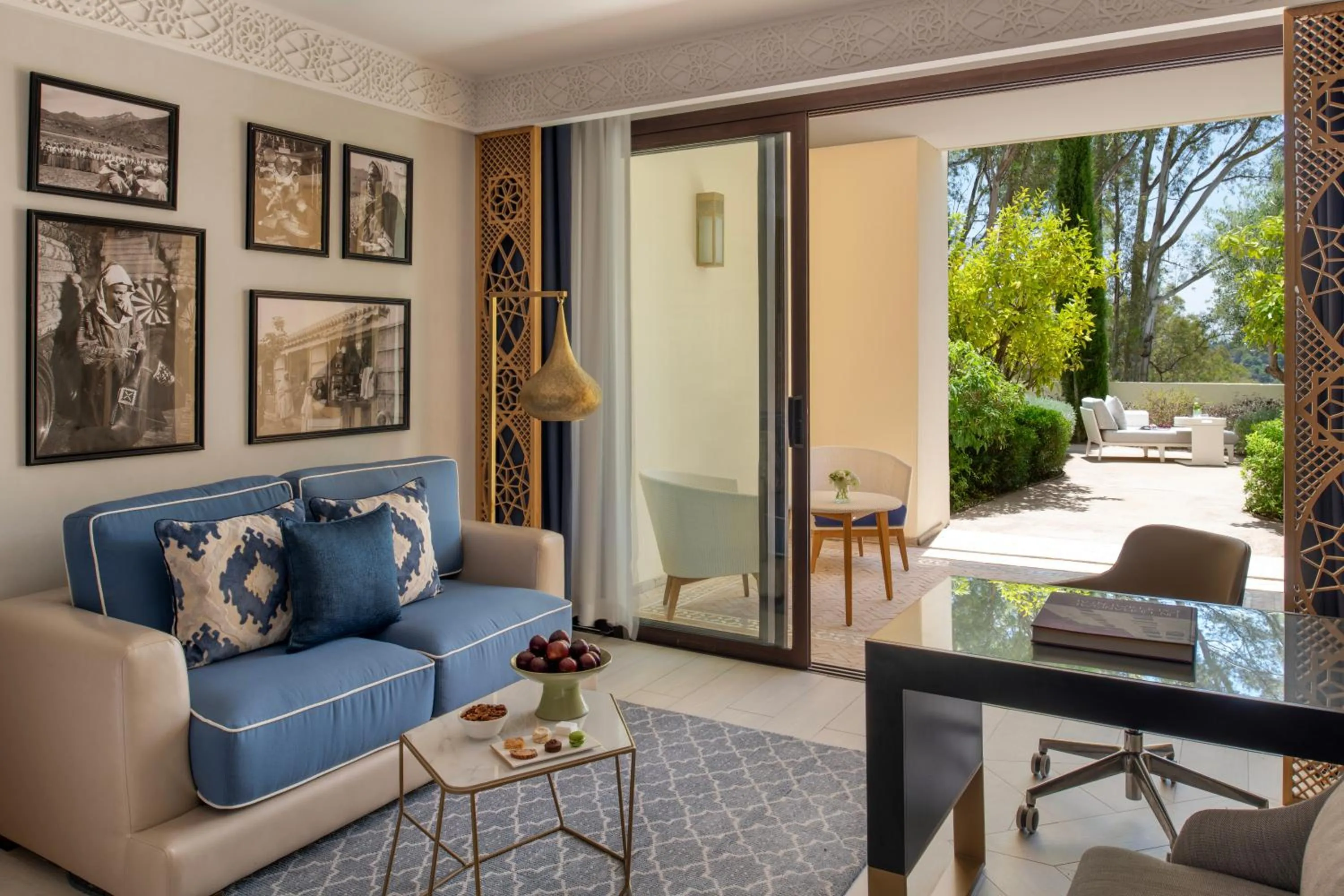 Living room in Fairmont Tazi Palace Tangier