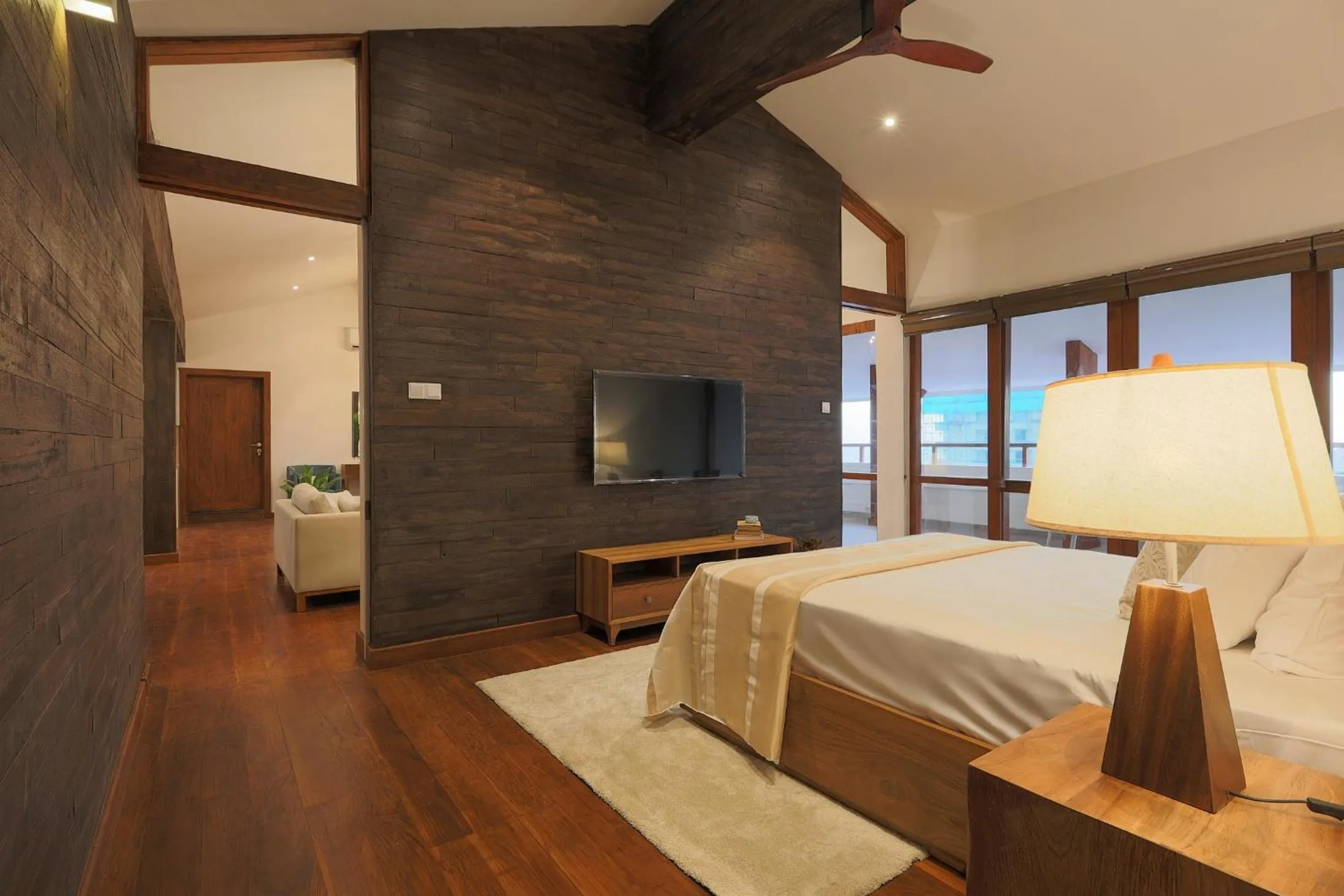 Bedroom, Bed in Studio 474