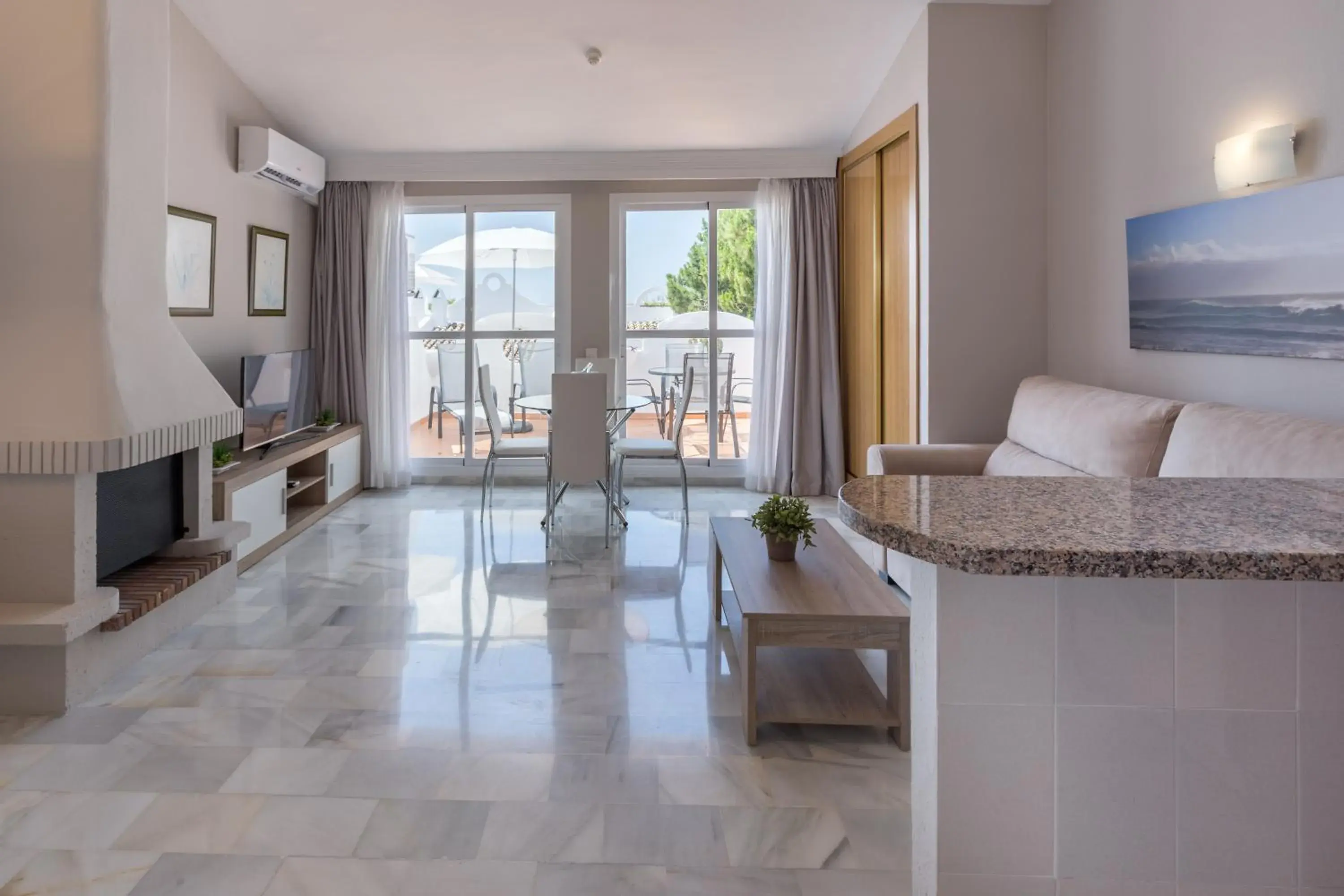 Living room, Bed in VIME La Reserva de Marbella Living room, Bed in VIME La Reserva de Marbella