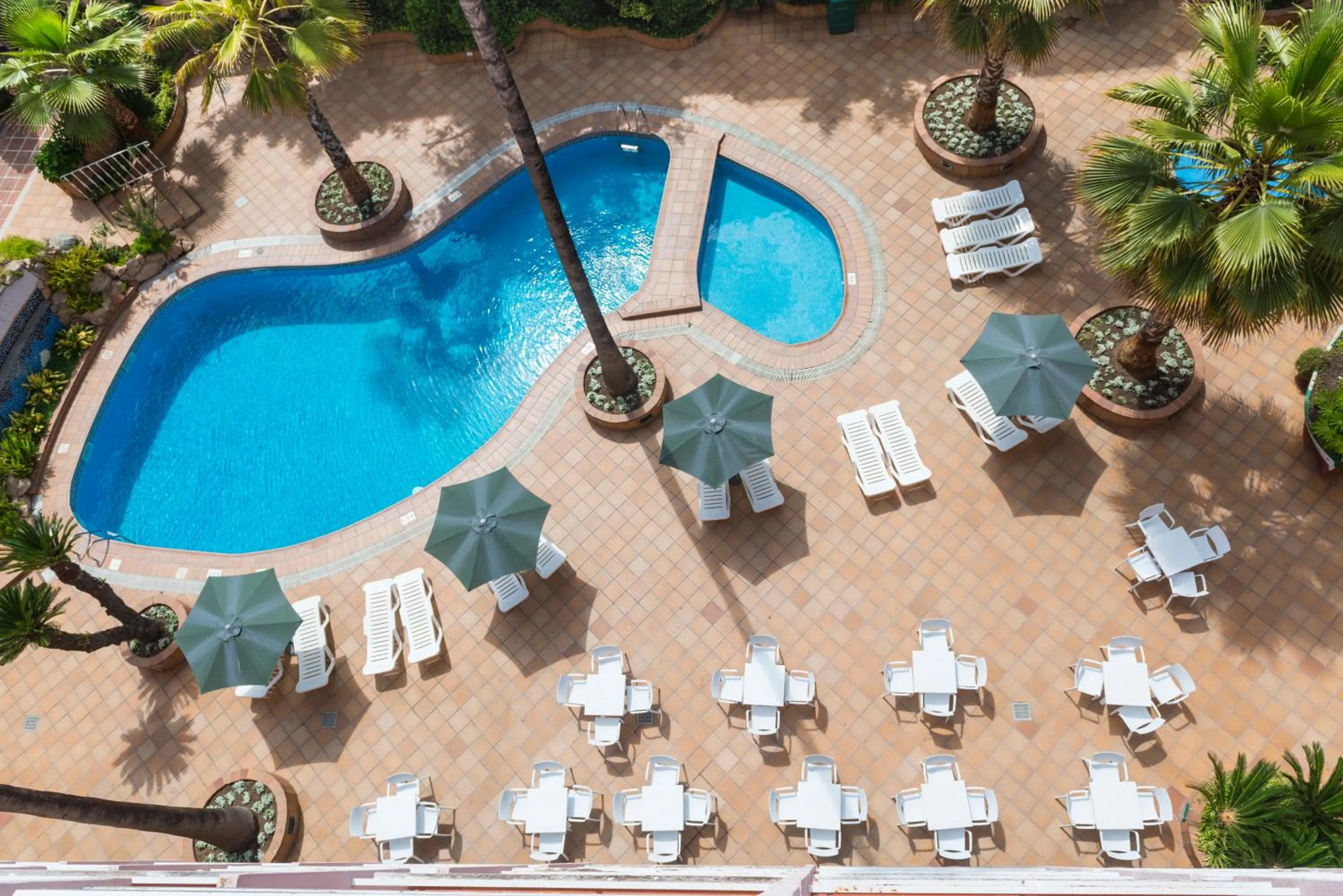 Pool view in Hotel Guitart Rosa - Adults Only