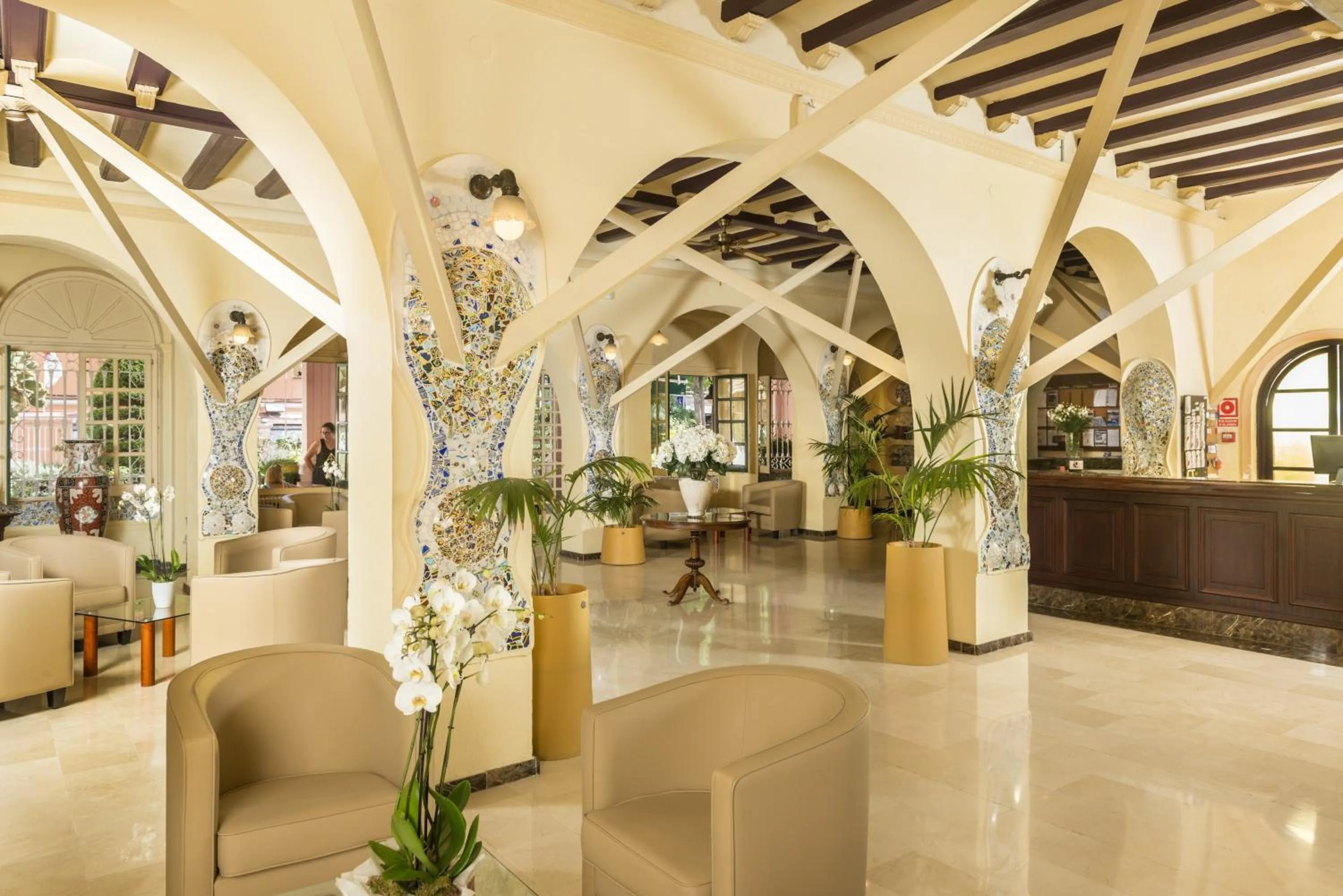 Lobby or reception in Hotel Guitart Rosa - Adults Only