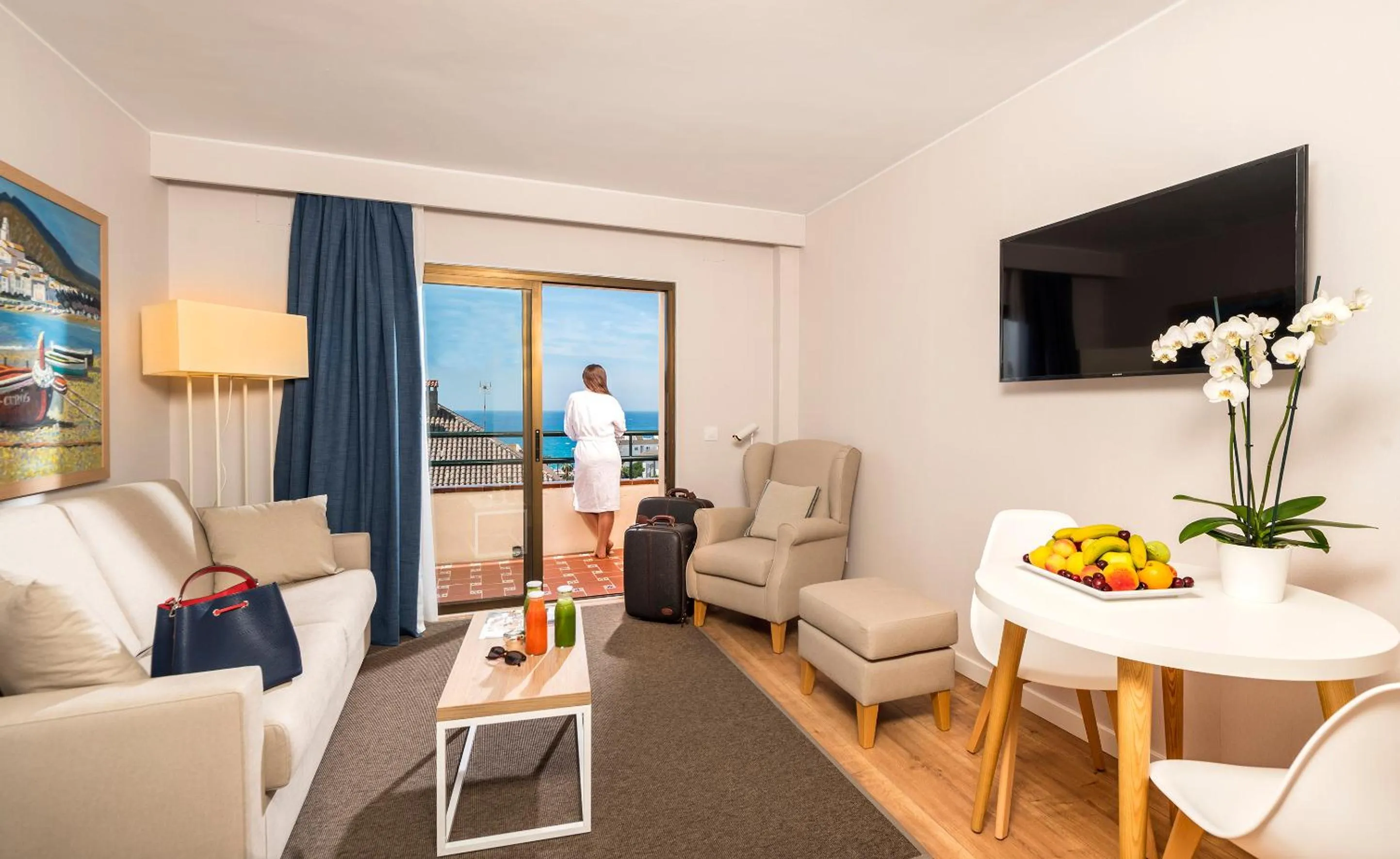 Living room in Apartamentos Guitart