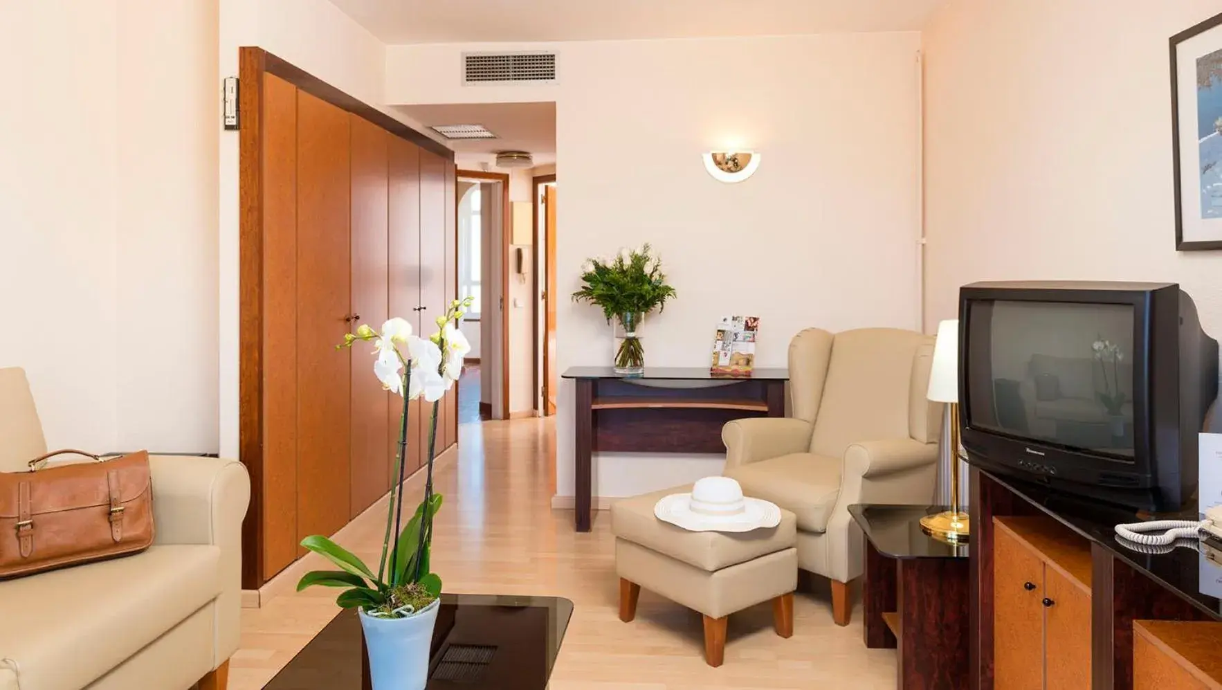 Living room in Apartamentos Guitart Living room in Apartamentos Guitart