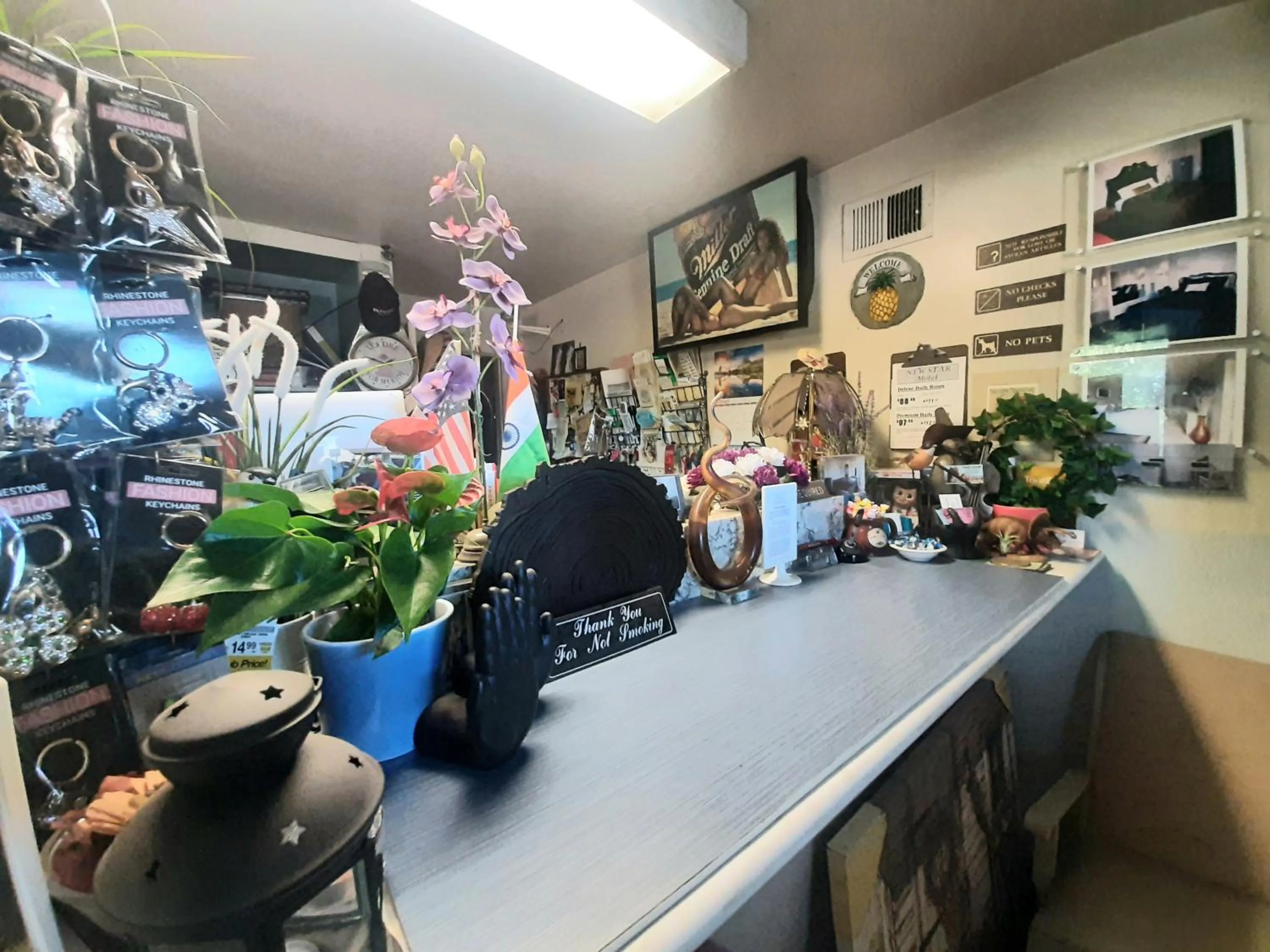Lobby or reception in THE NEW STAR MOTEL - 1950s Extended-Stay Lodging and Retreat Center