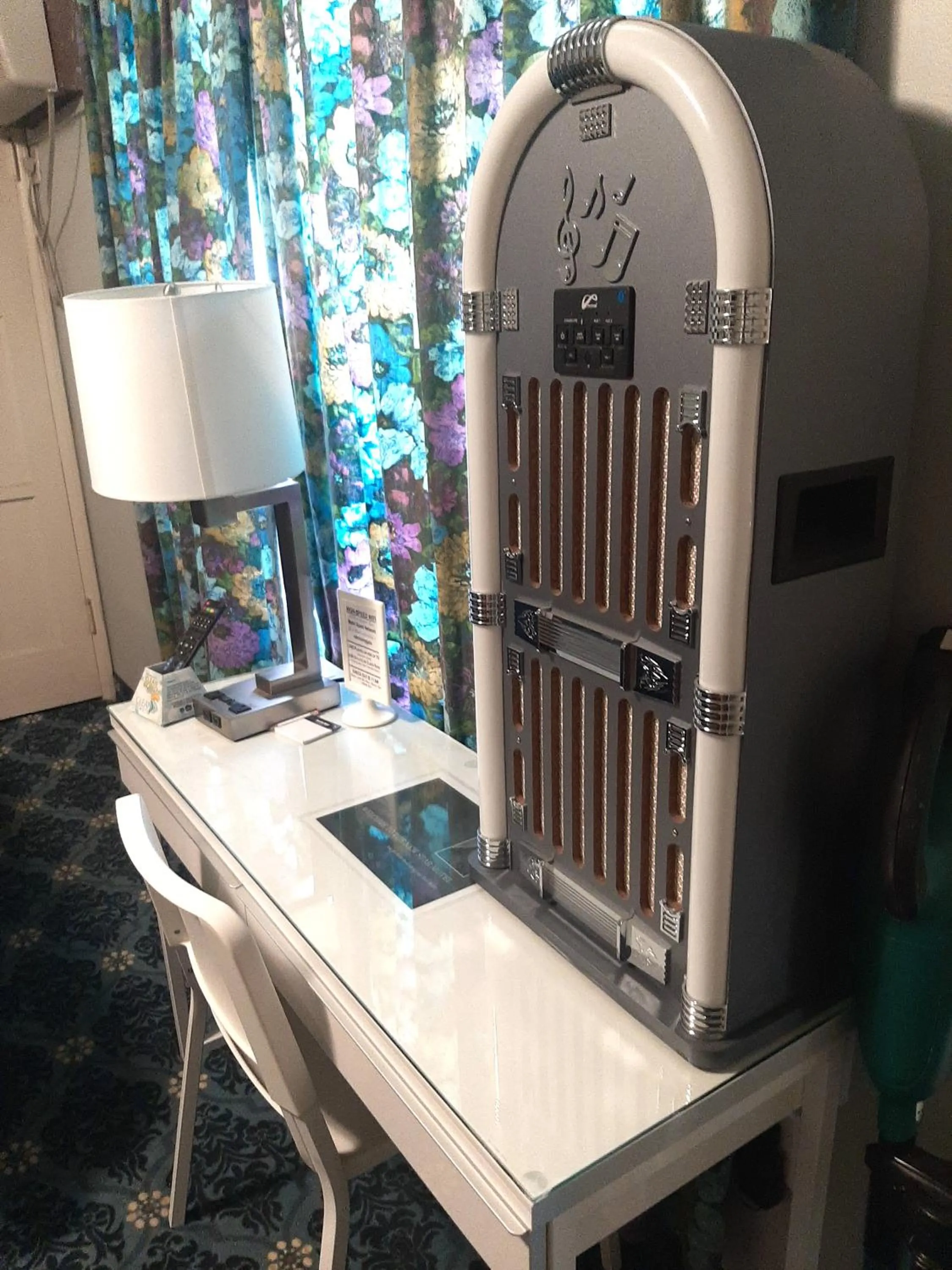 Decorative detail in THE NEW STAR MOTEL - 1950s Extended-Stay Lodging and Retreat Center