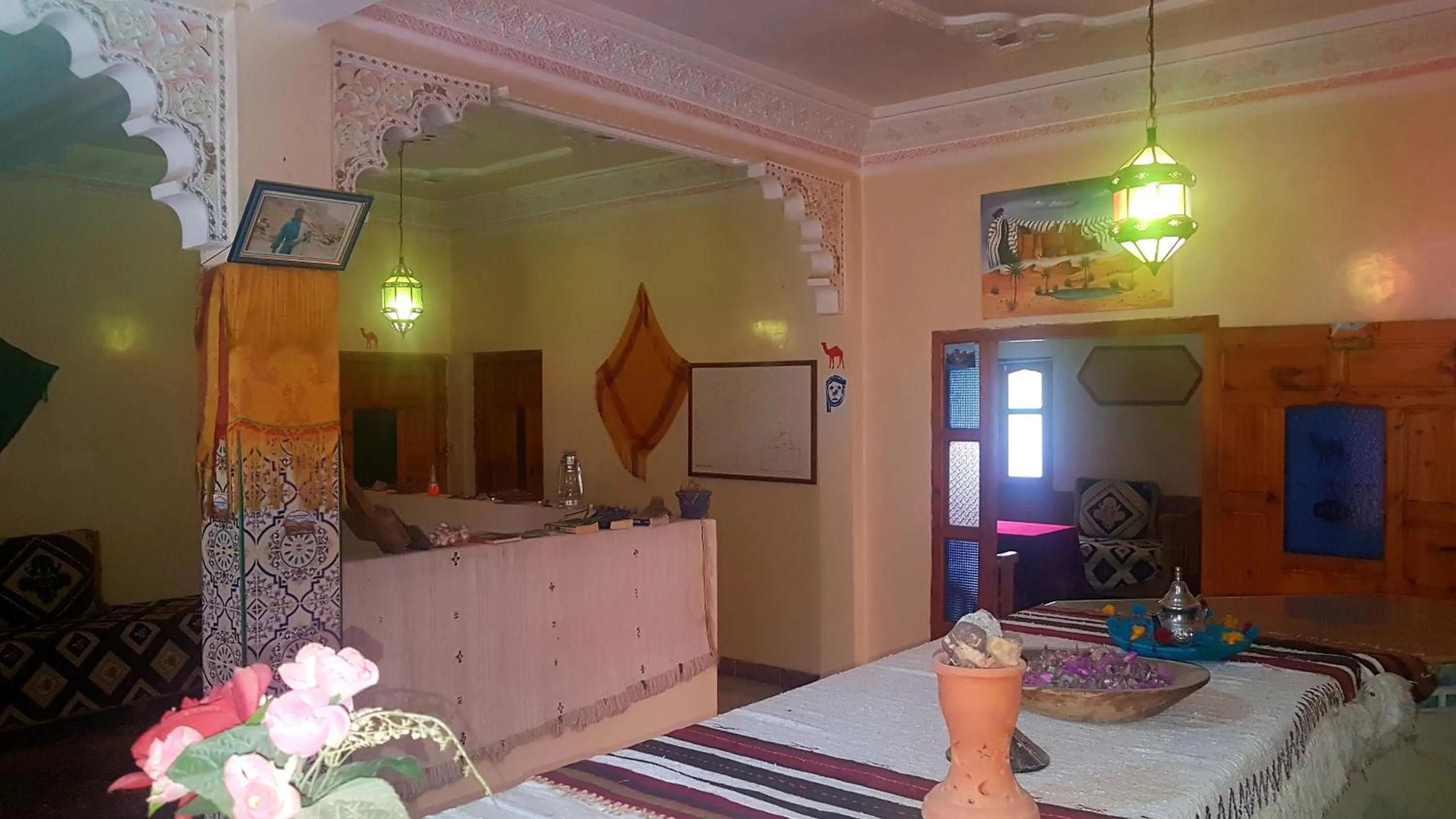 Bed in Auberge Kasbah Ait Marghad